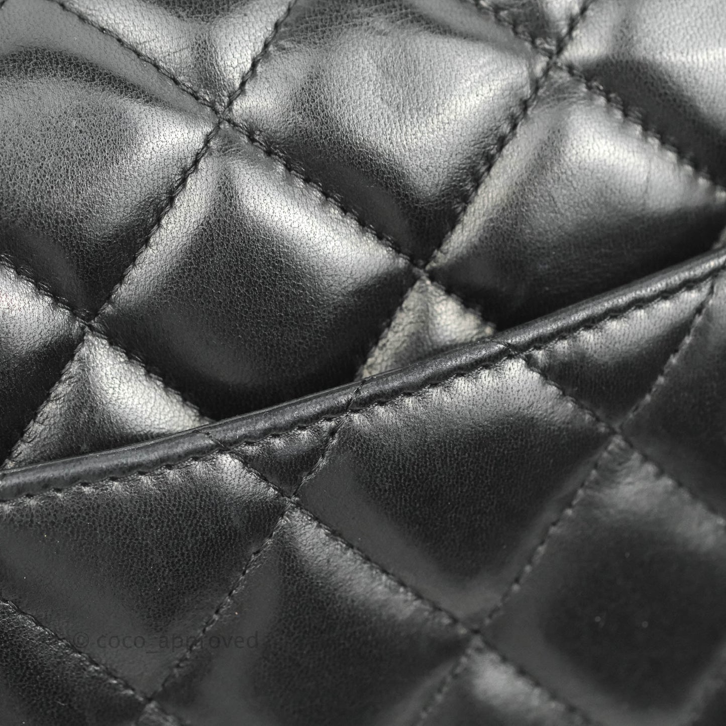 Chanel Jumbo Single Flap Black Lambskin Gold Hardware
