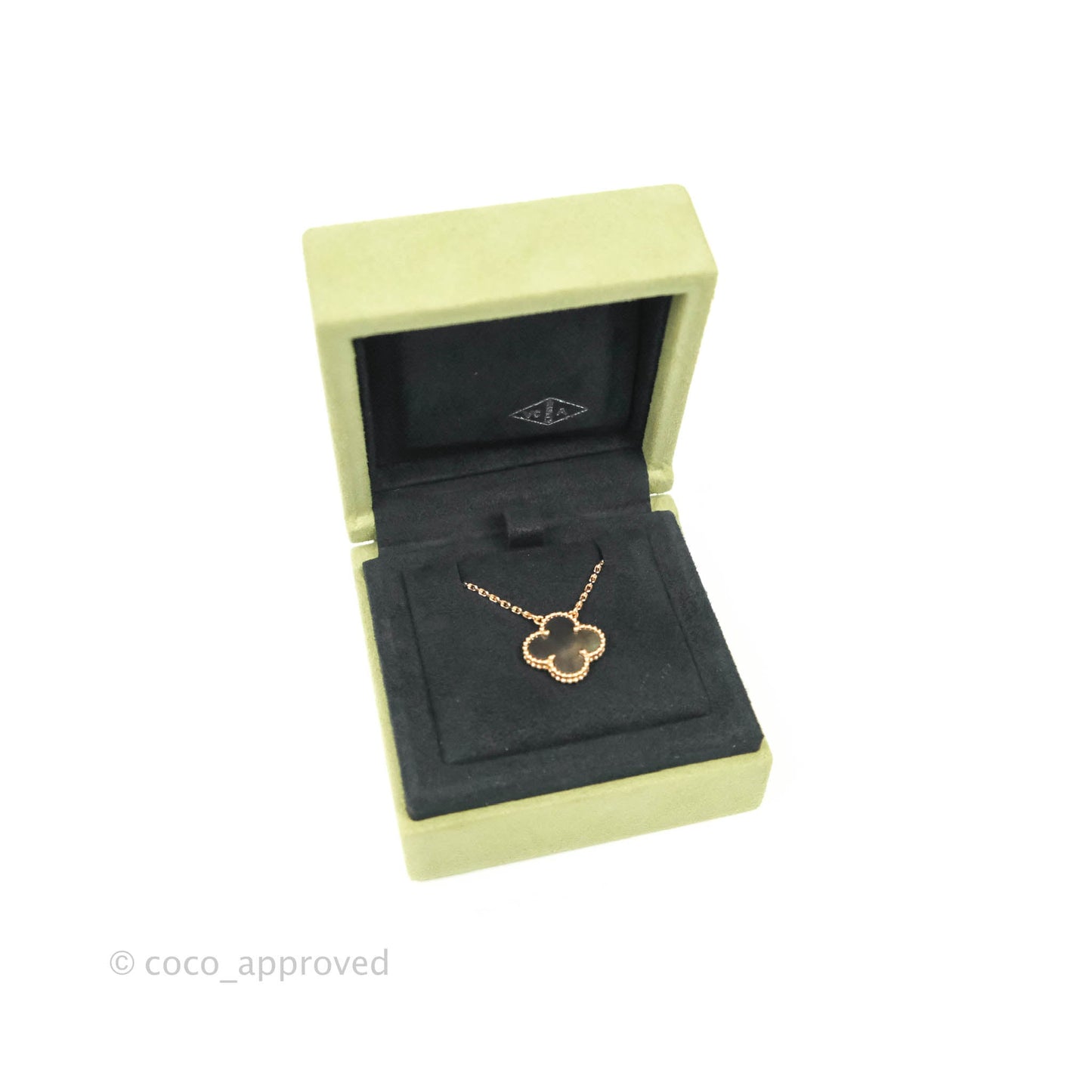 Van Cleef & Arpels Grey Mother-of-pearl Vintage Alhambra Pendant