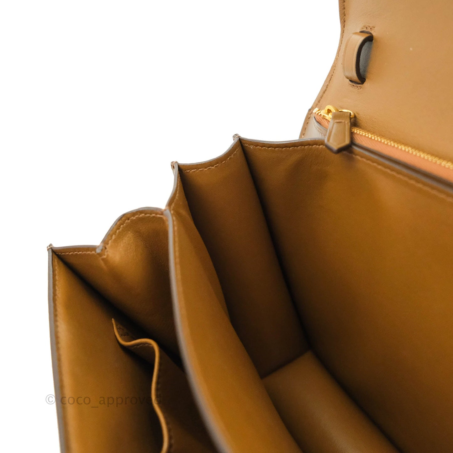 Celine Medium Classic Box Flap Caramel Calfskin