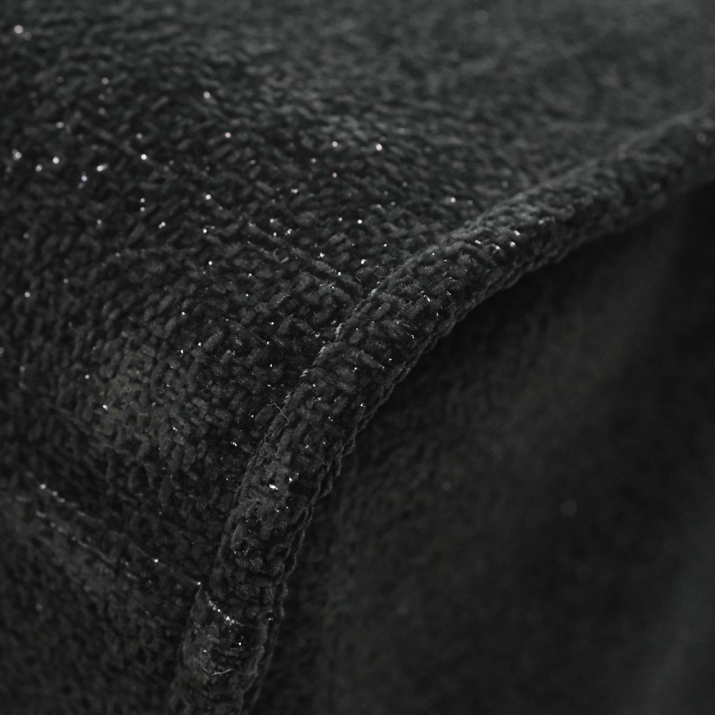 Chanel Large Deauville Black Glitter Lurex