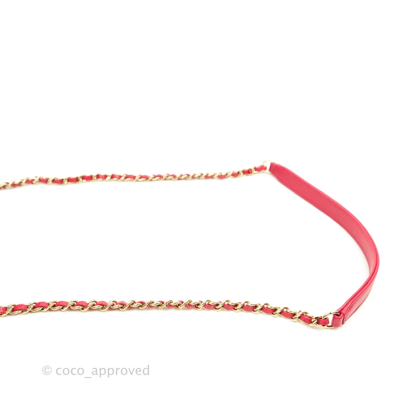 Chanel Small (Mini) Coco Handle Quilted Rosy Red Caviar Gold Hardware 21A