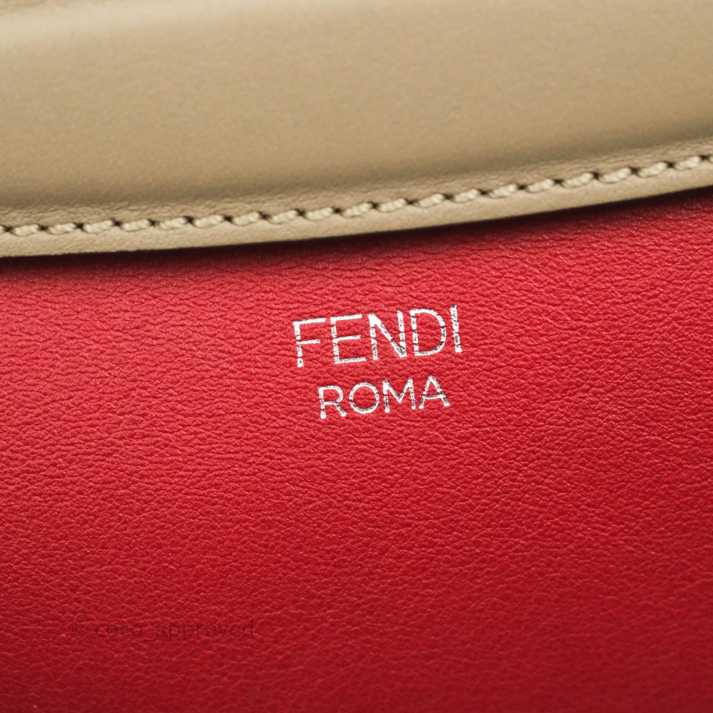 Fendi Medium By The Way Multicolour Red/Brown