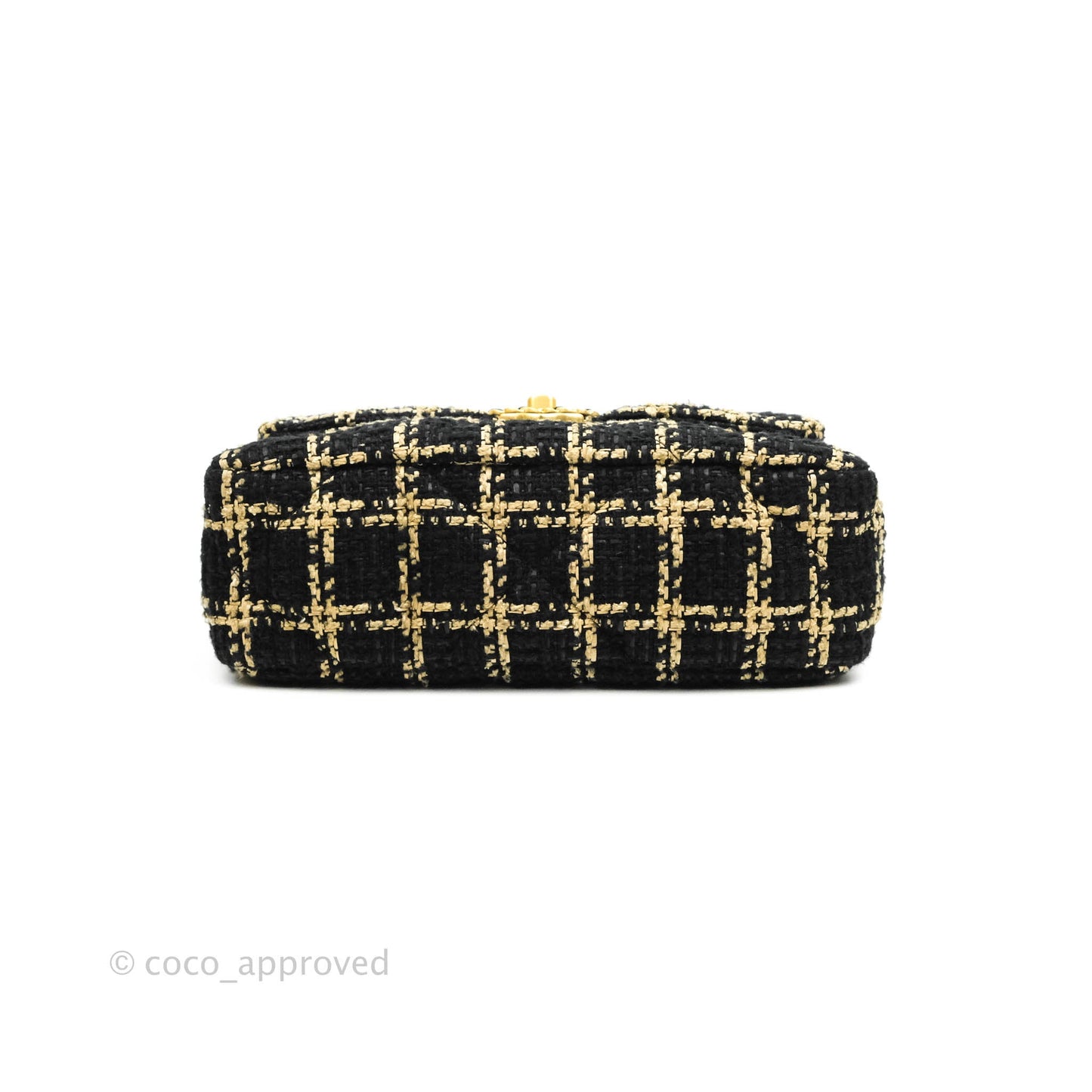 Chanel 19 Small Tweed Black Beige Mixed Hardware
