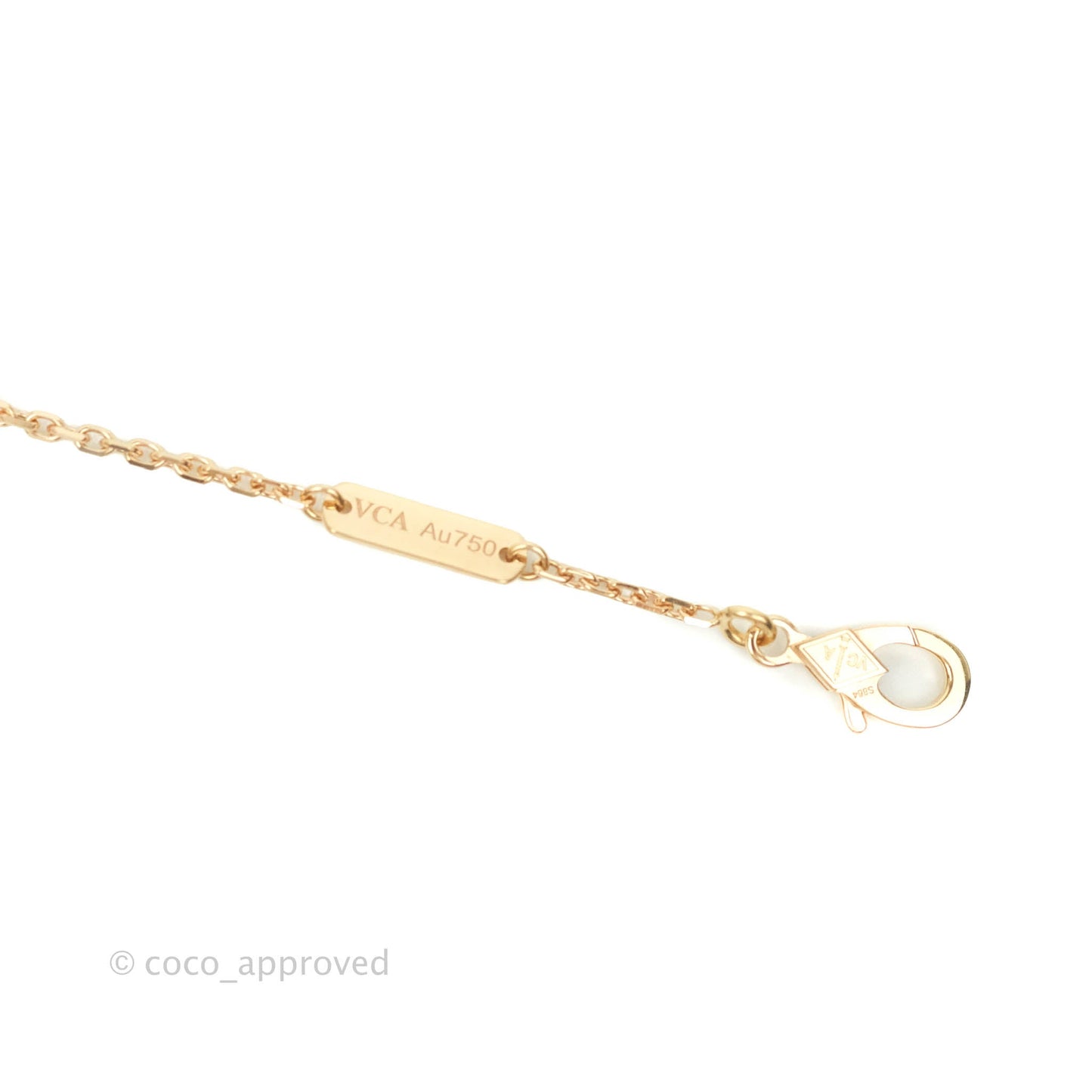 Van Cleef & Arpels Grey Mother-of-pearl Vintage Alhambra Pendant