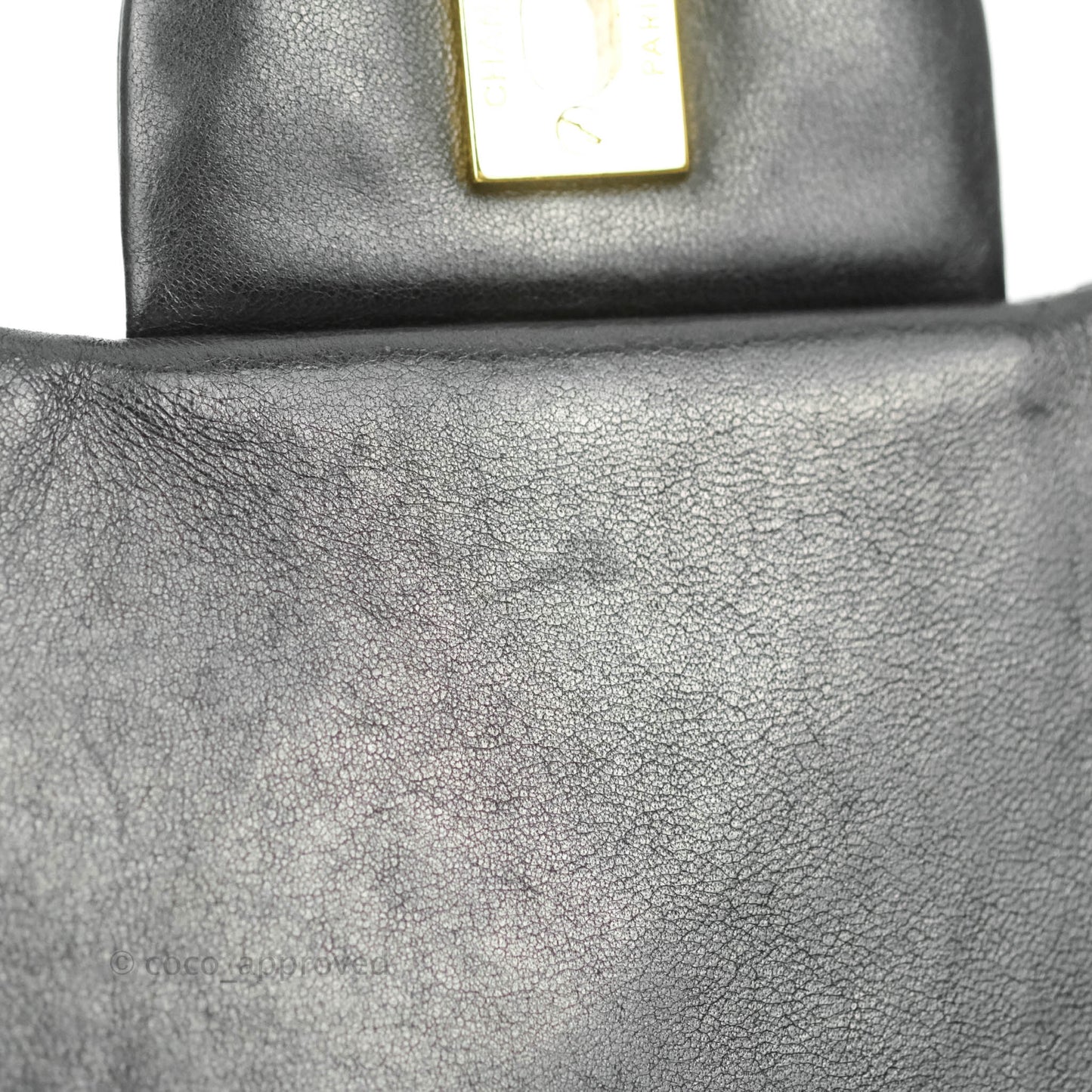 Chanel Jumbo Single Flap Black Lambskin Gold Hardware