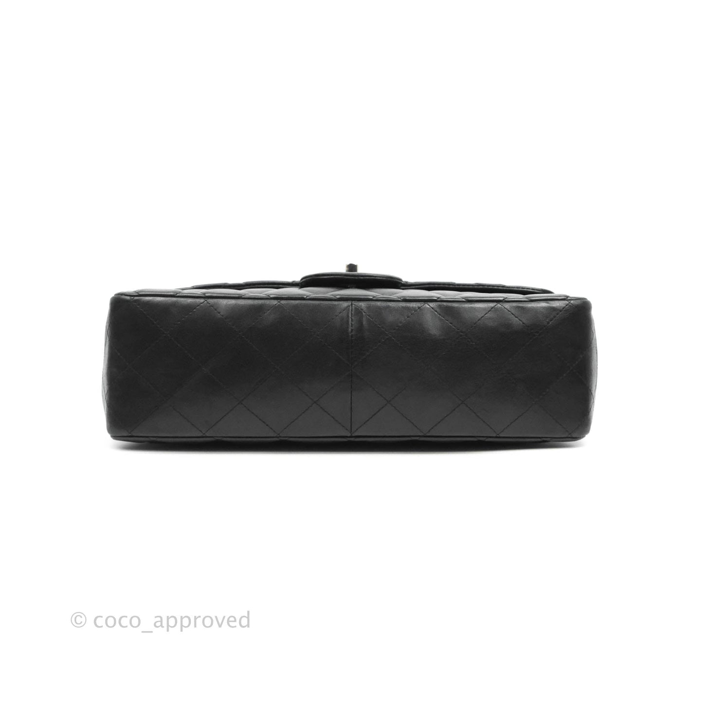Chanel Jumbo Single Flap Black Lambskin Silver Hardware⁣⁣