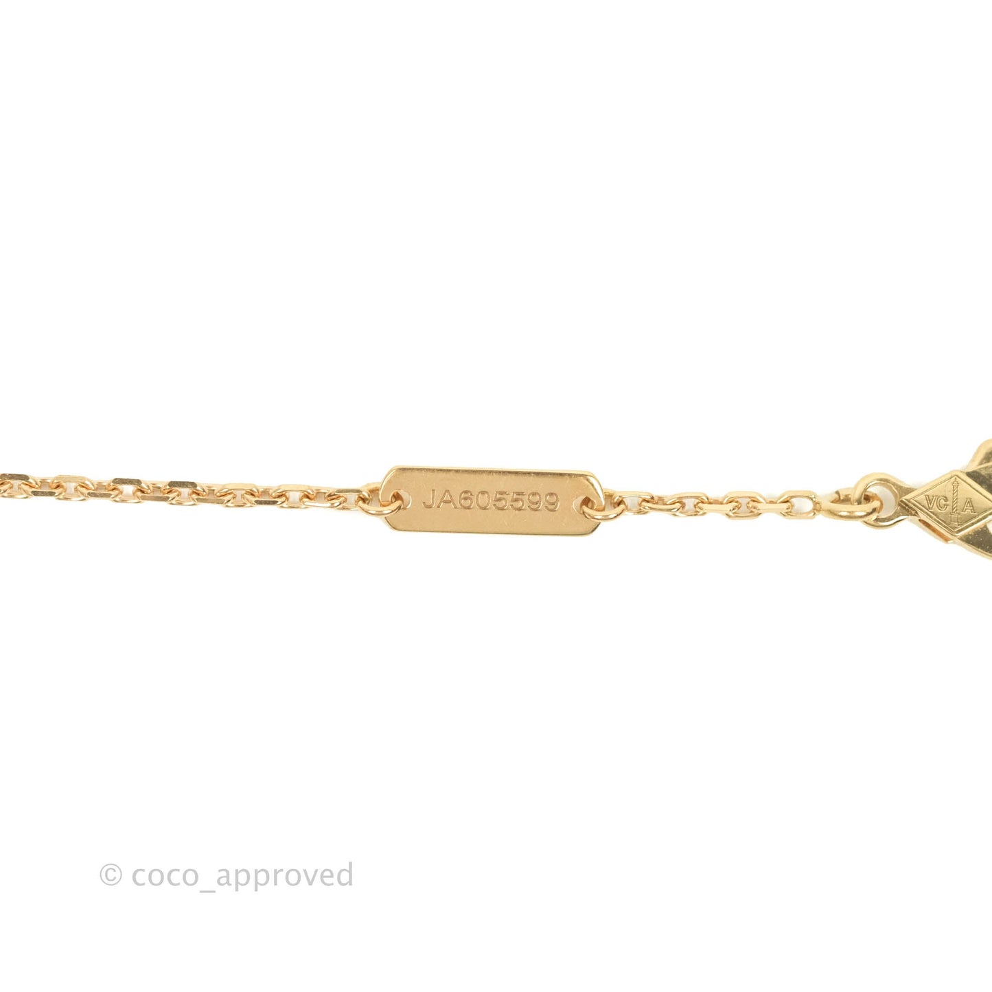 Van Cleef & Arpels Grey Mother-of-pearl Vintage Alhambra Pendant