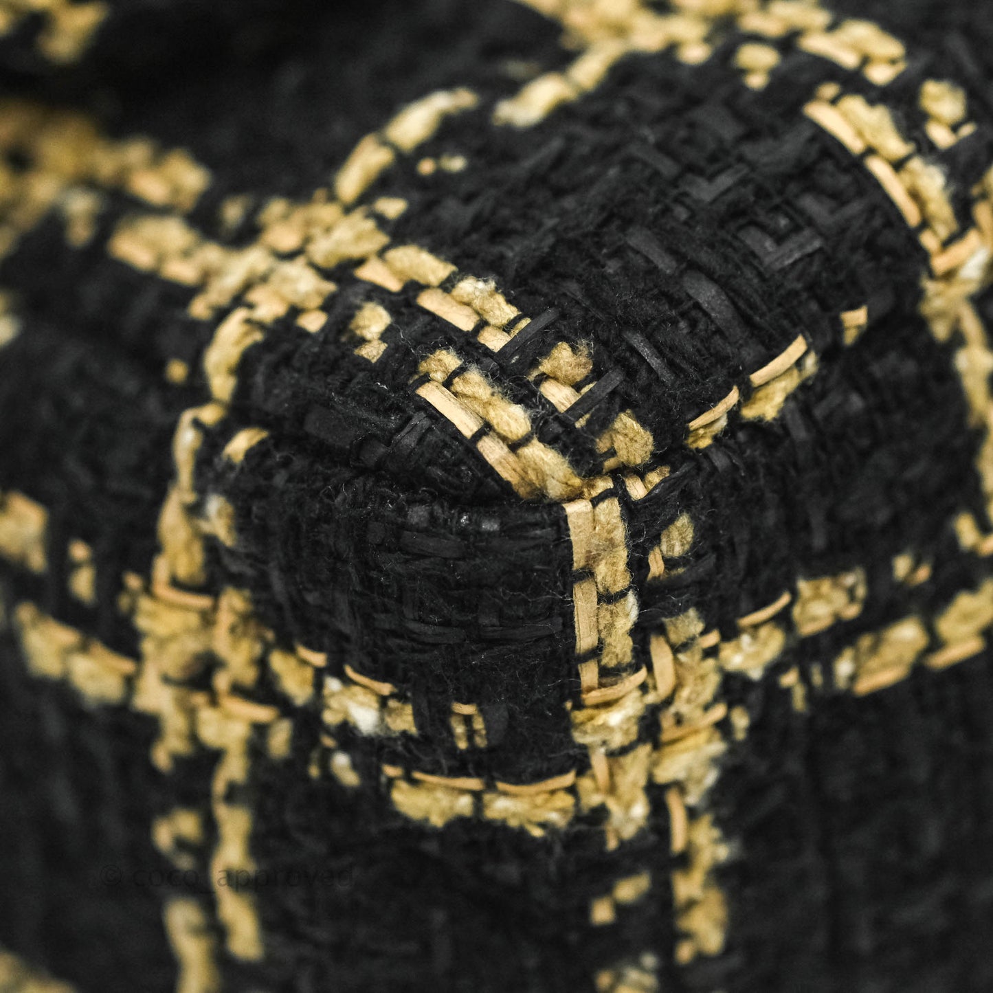 Chanel 19 Small Tweed Black Beige Mixed Hardware