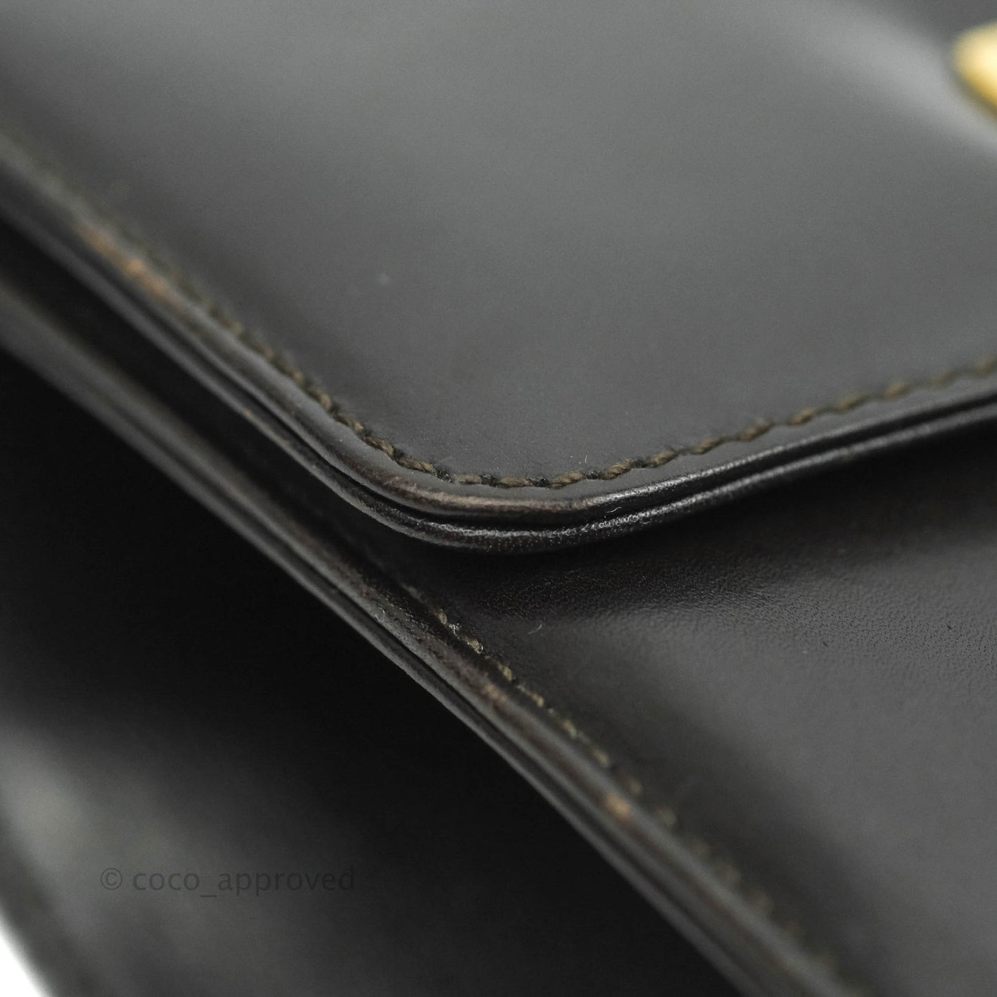 Salvatore Ferragamo Vintage Gancini Mini Crossbody bag Black Calfskin Gold Hardware