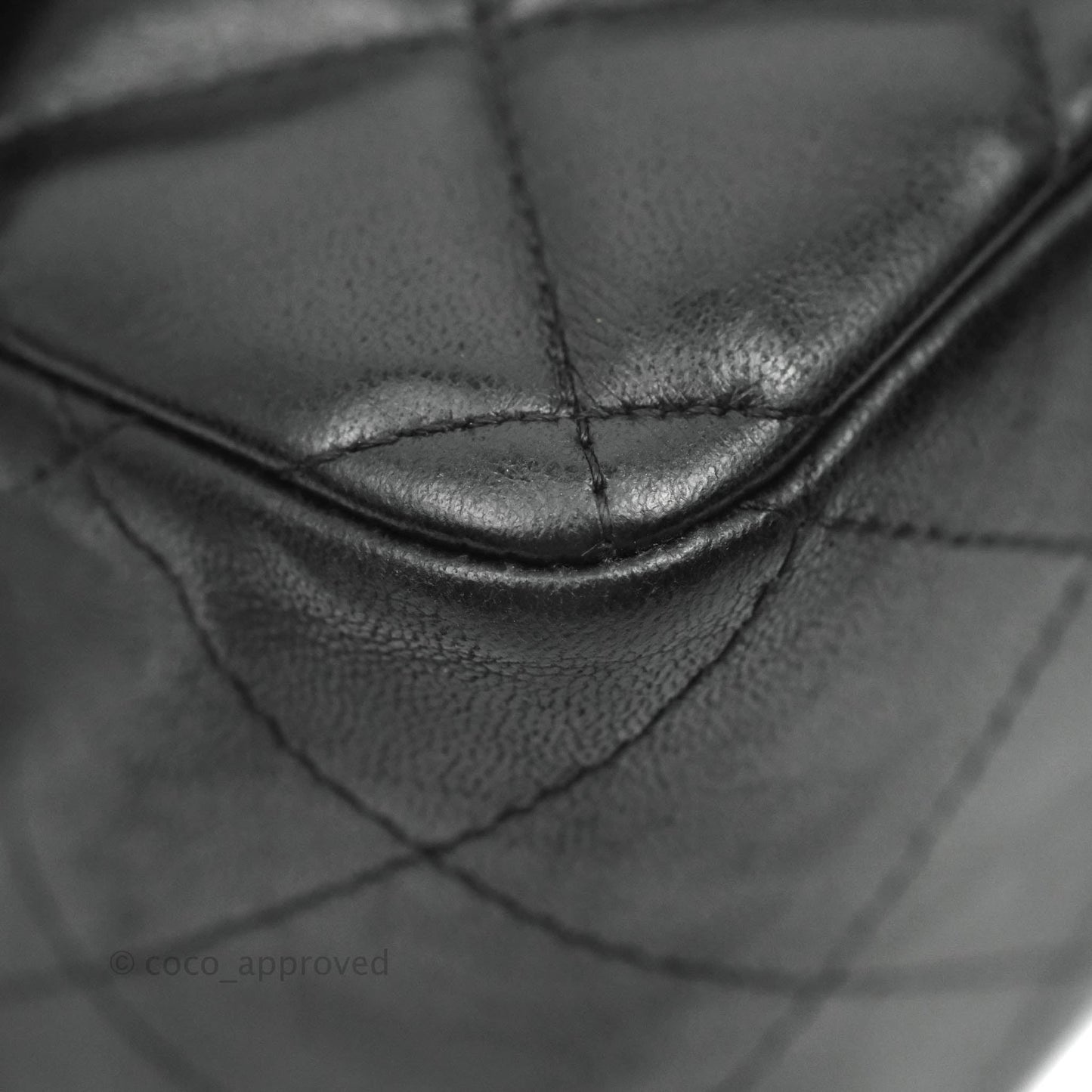 Chanel Jumbo Single Flap Black Lambskin Silver Hardware⁣⁣