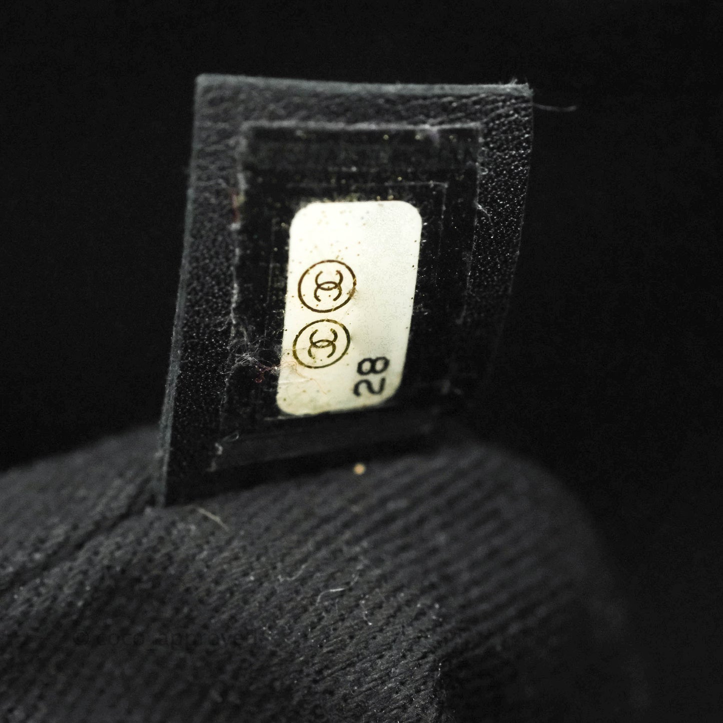Chanel Large Deauville Black Glitter Lurex
