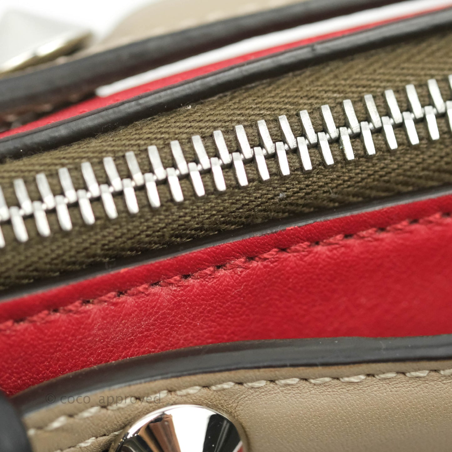 Fendi Medium By The Way Multicolour Red/Brown