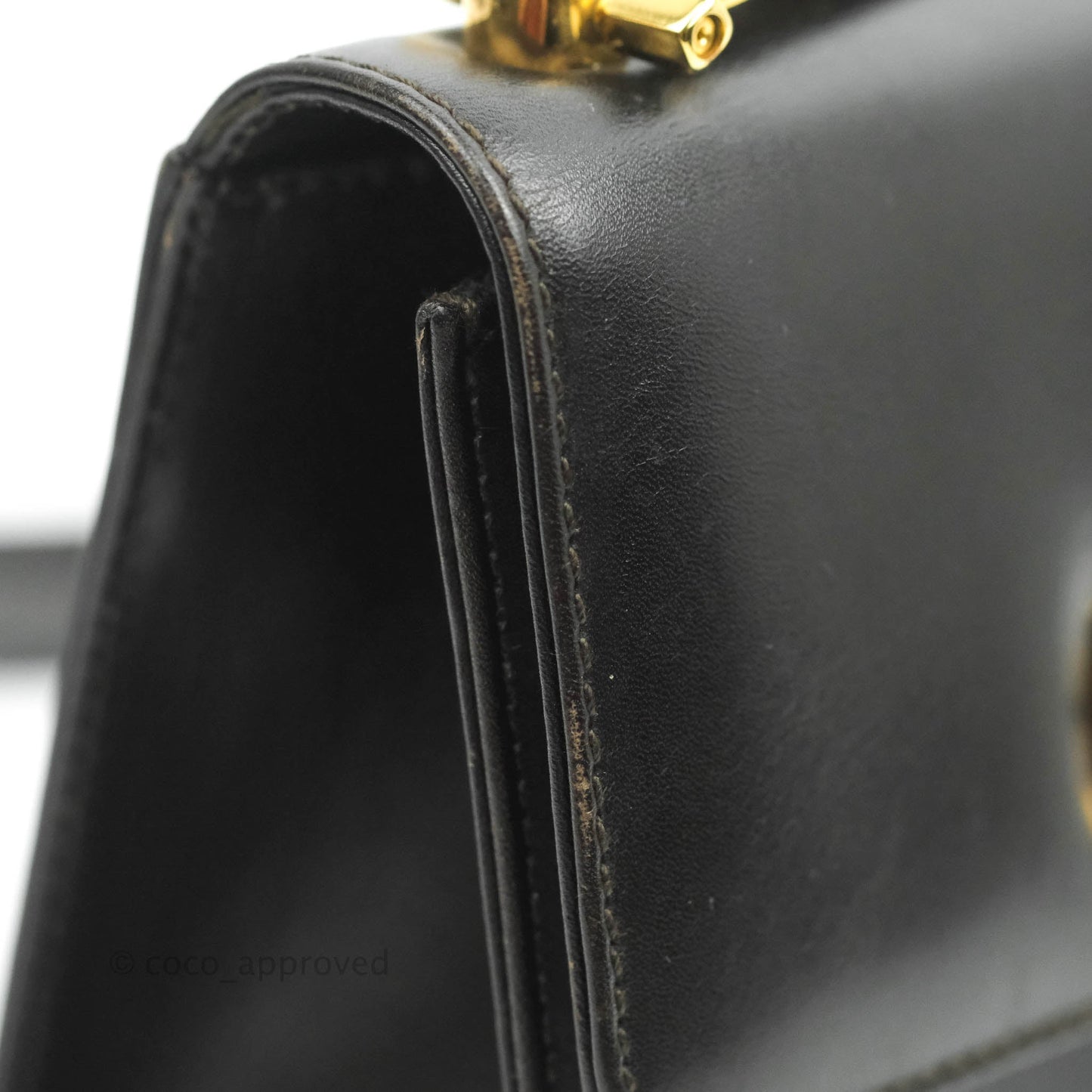 Salvatore Ferragamo Vintage Gancini Mini Crossbody bag Black Calfskin Gold Hardware