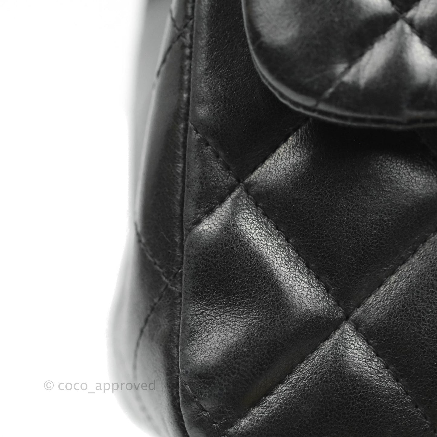 Chanel Jumbo Single Flap Black Lambskin Gold Hardware