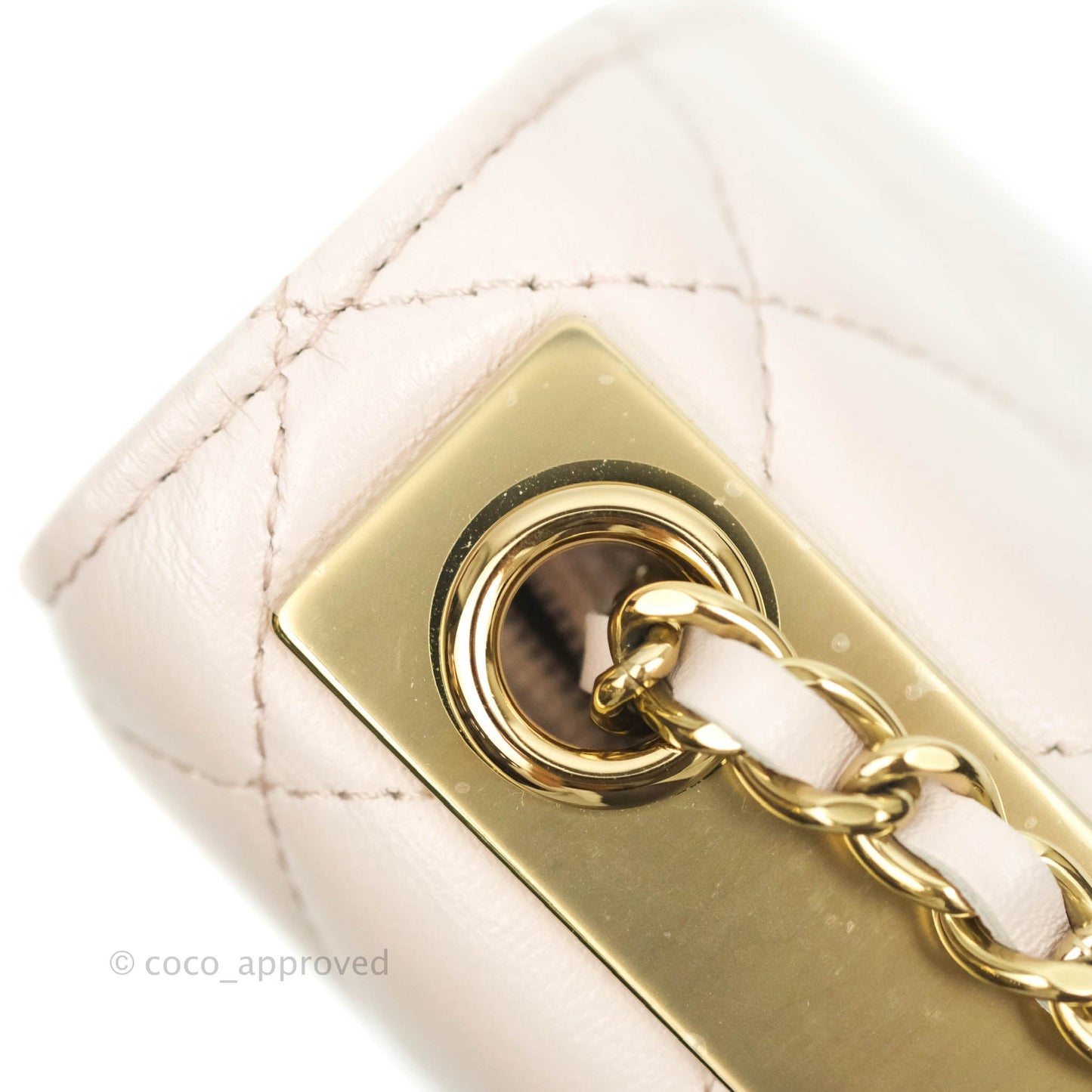 Chanel Trendy CC WOC Pale Pink Lambskin Gold Hardware