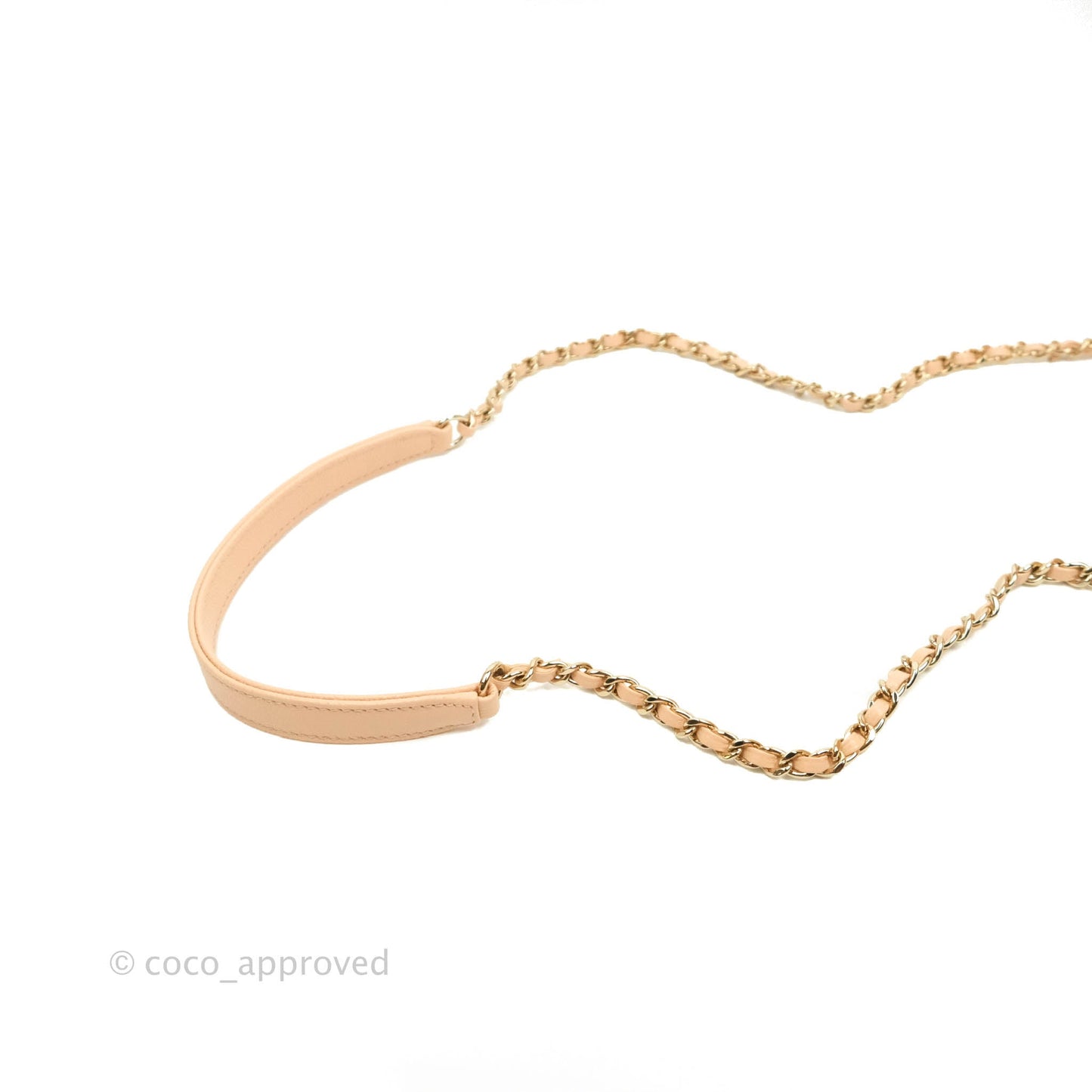 Chanel Mini Coco Handle Light Beige Pink Caviar Gold Hardware