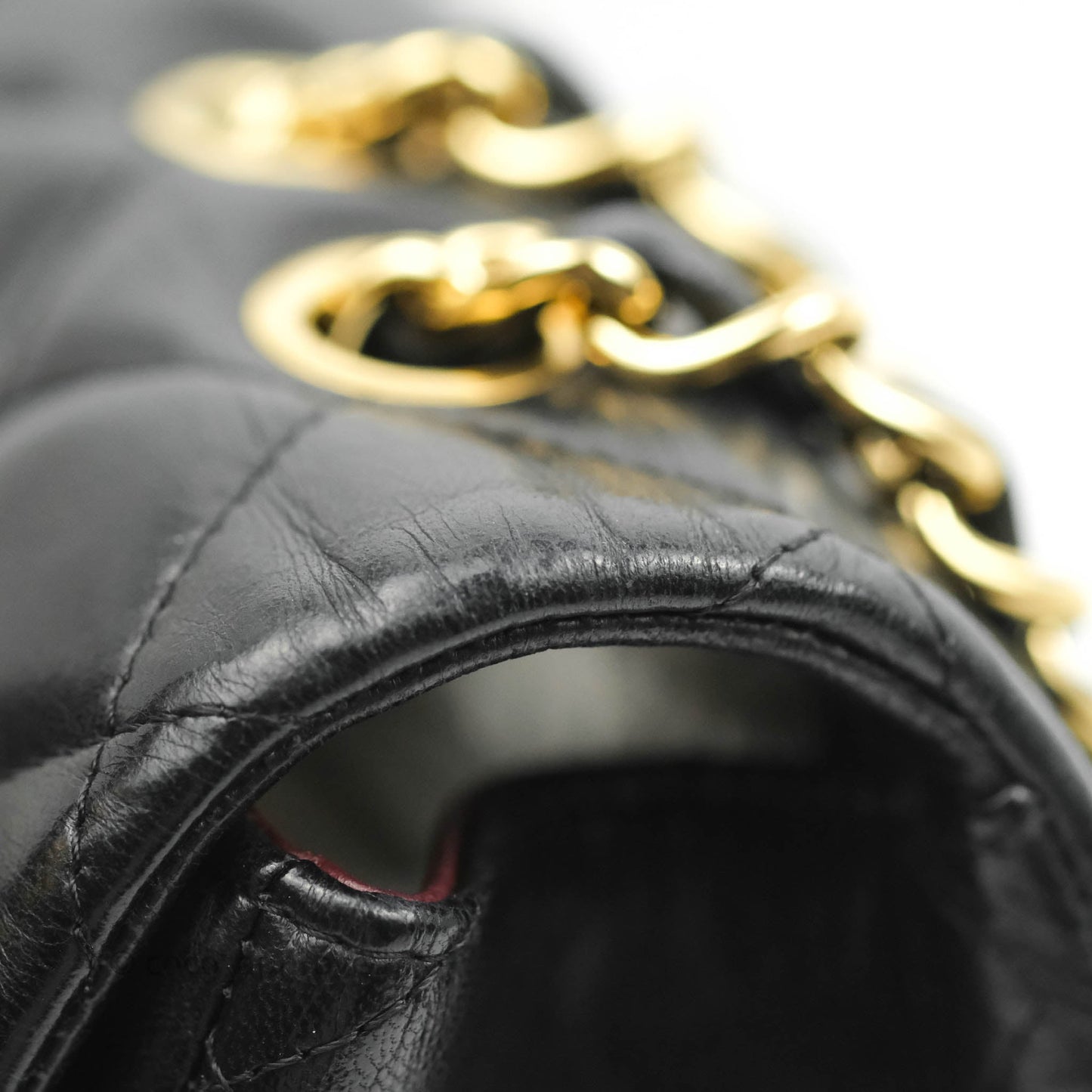 Chanel Jumbo Single Flap Black Lambskin Gold Hardware