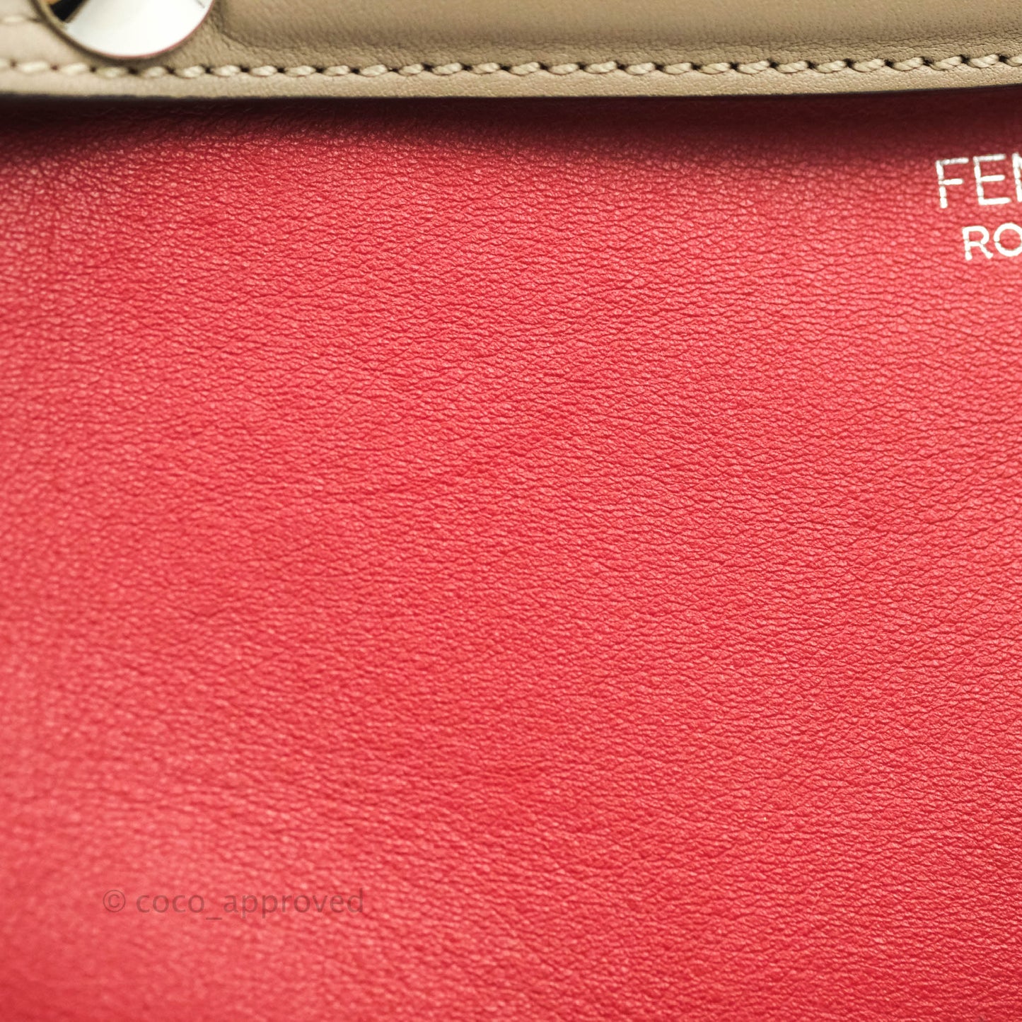 Fendi Medium By The Way Multicolour Red/Brown
