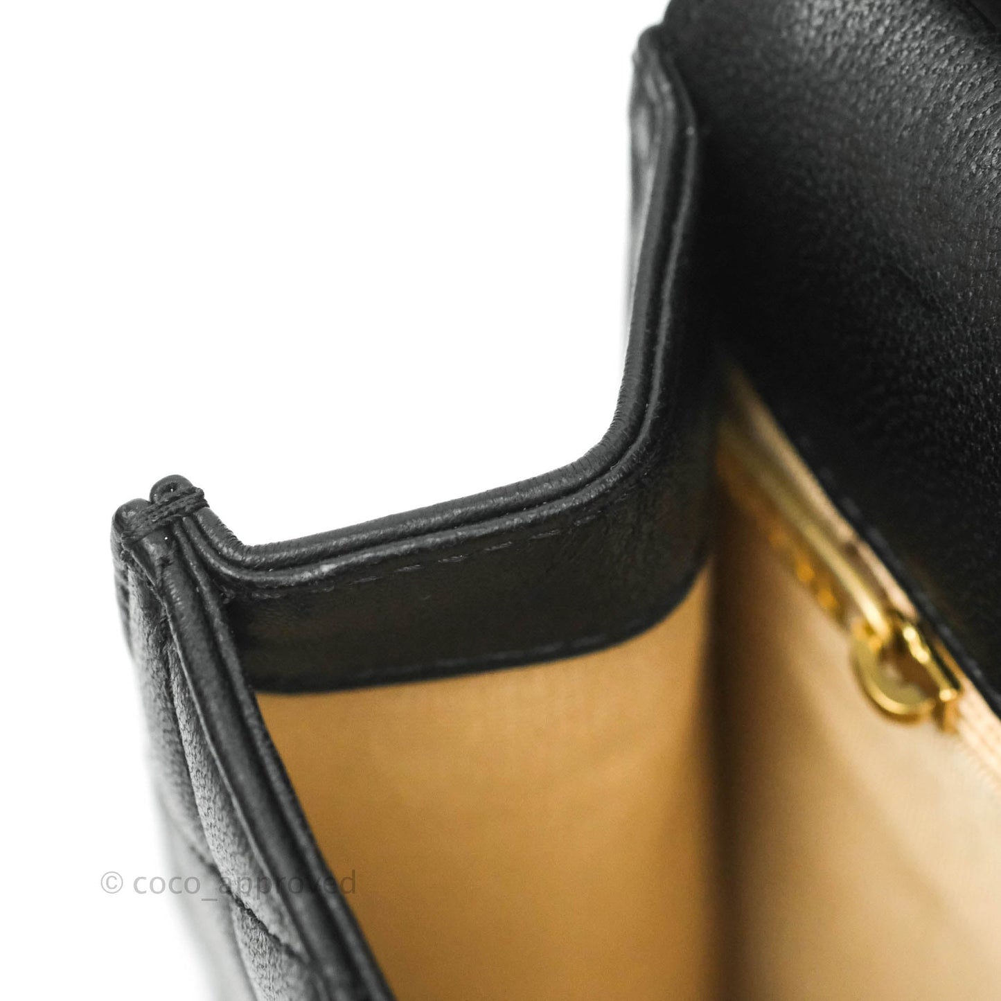 Chanel Large Quilted Pearl Chain Flap Bag Black Lambskin Aged Gold Hardware 19S