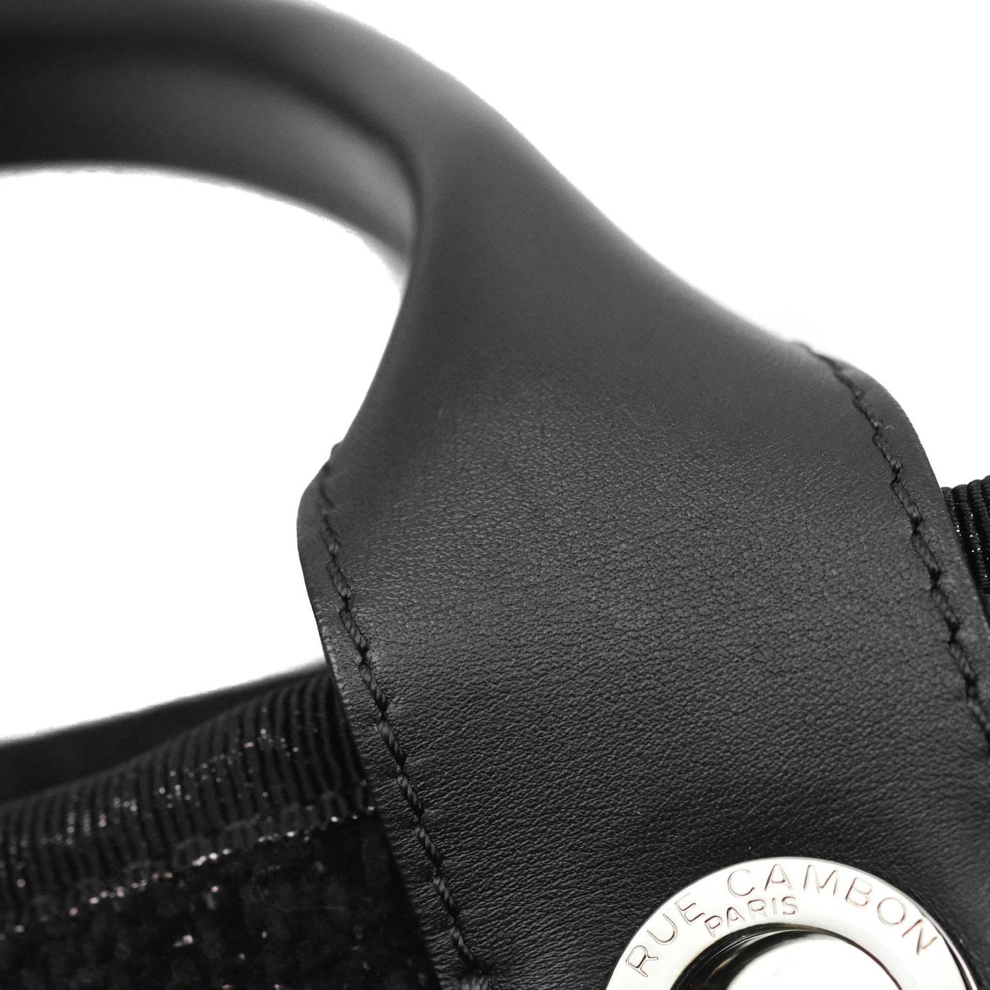 Chanel Large Deauville Black Glitter Lurex
