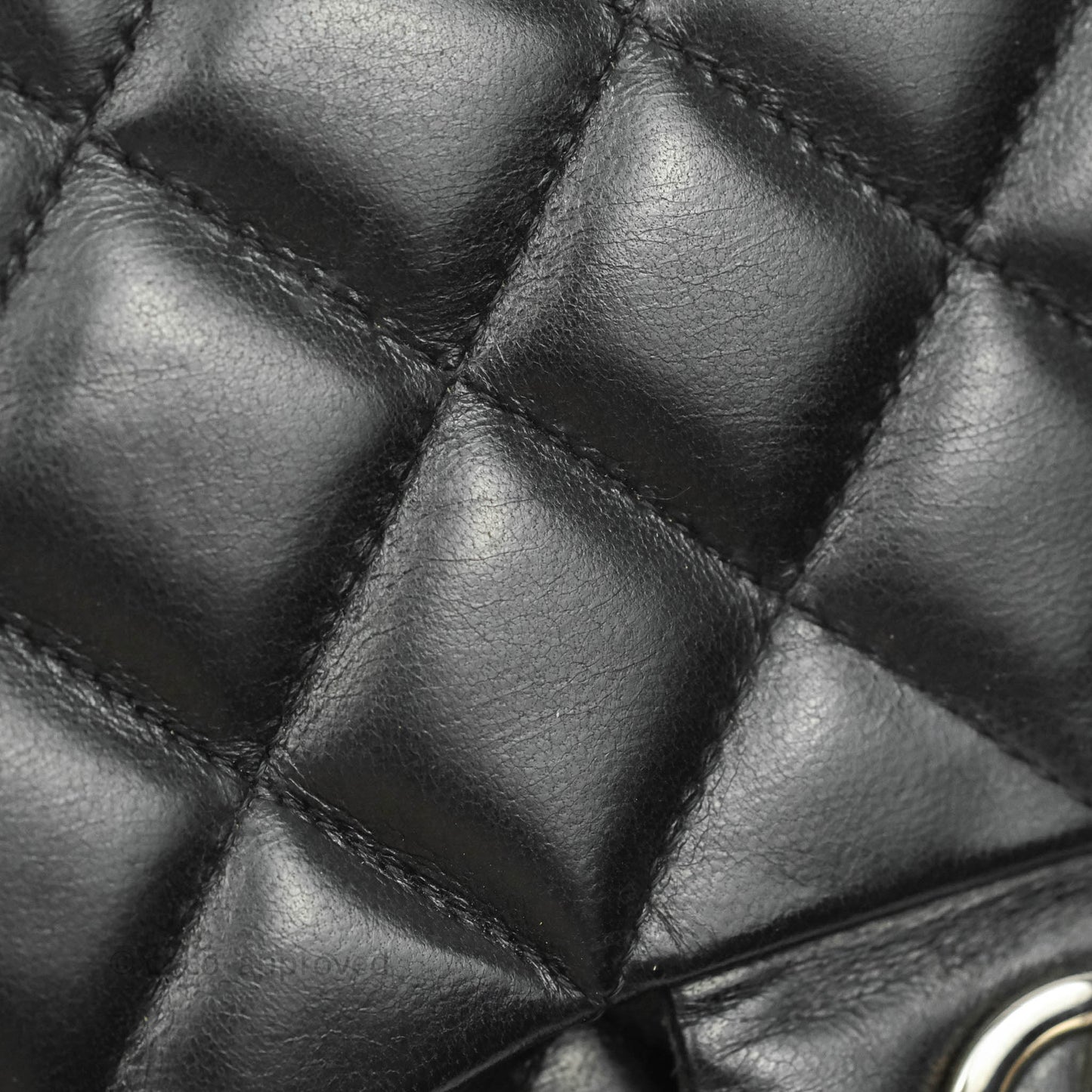 Chanel Jumbo Single Flap Black Lambskin Silver Hardware⁣⁣