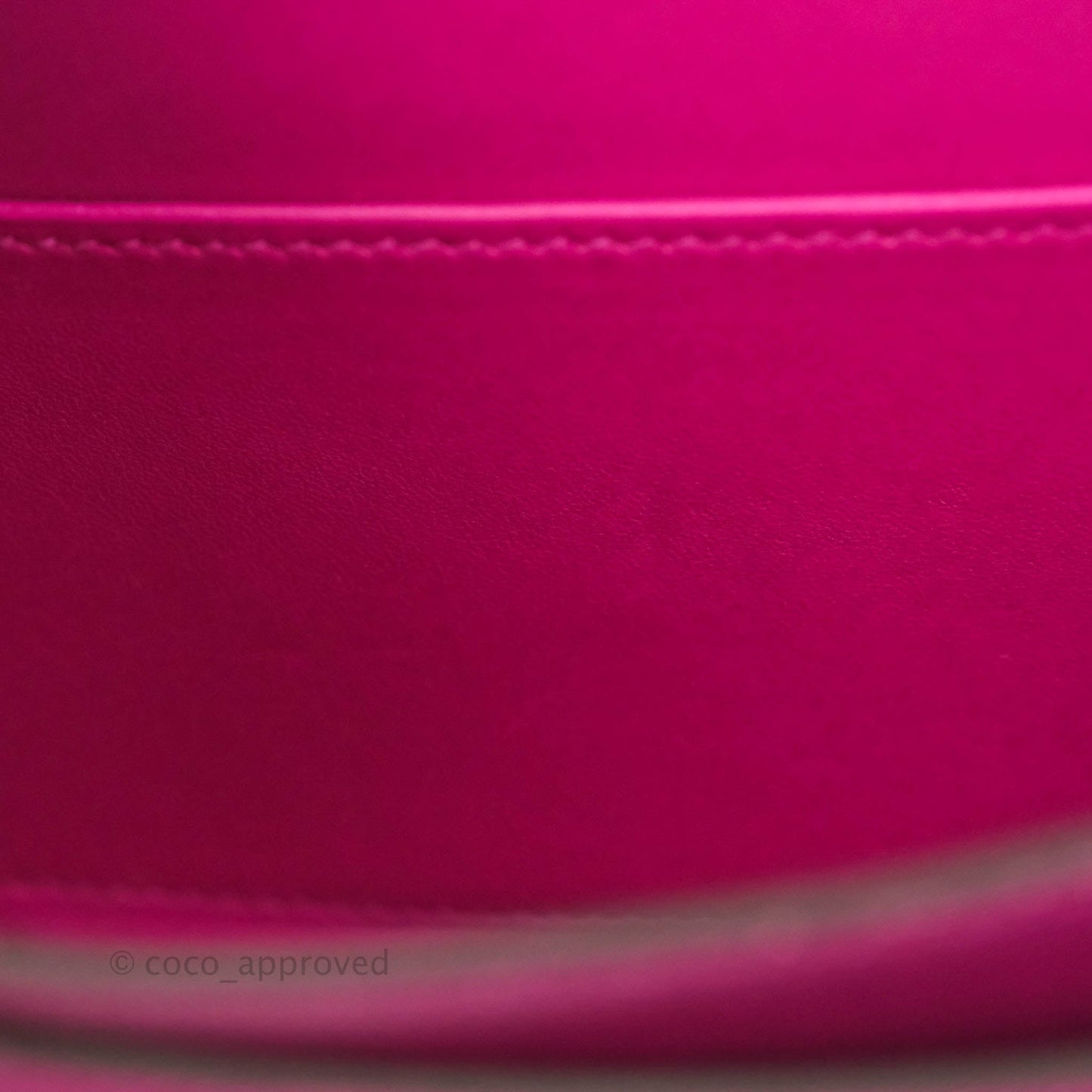 Hermès Constance Mini 18cm Rose Pourpre Epsom Palladium Hardware