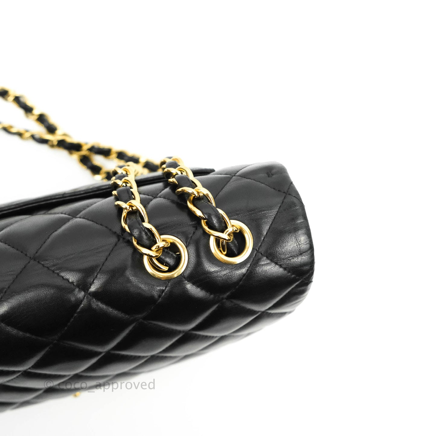 Chanel Jumbo Single Flap Black Lambskin Gold Hardware
