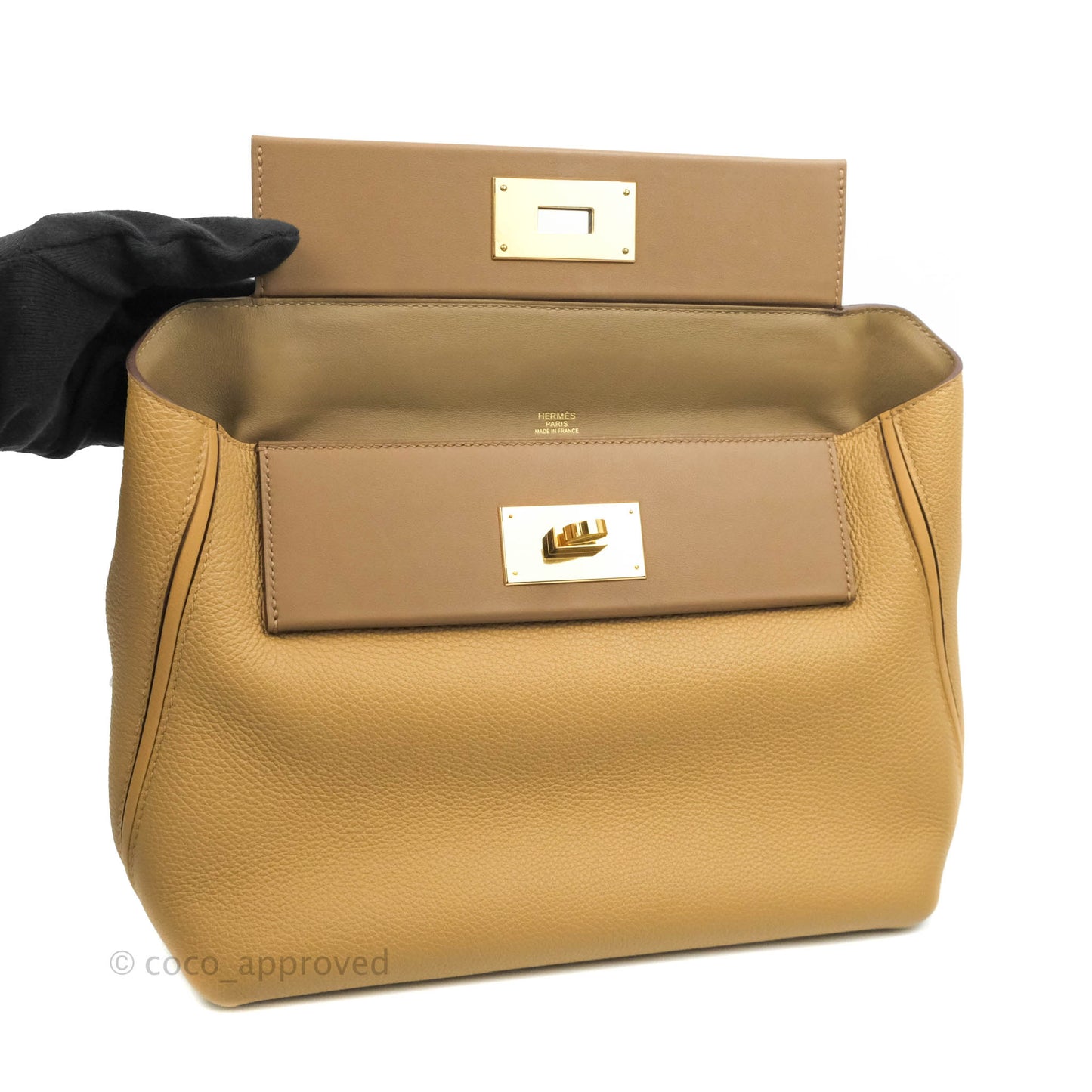 Hermès 24/24 29 Sesame 2S Togo Permabrass Hardware