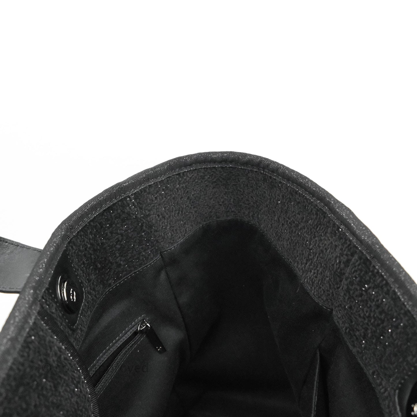 Chanel Large Deauville Black Glitter Lurex