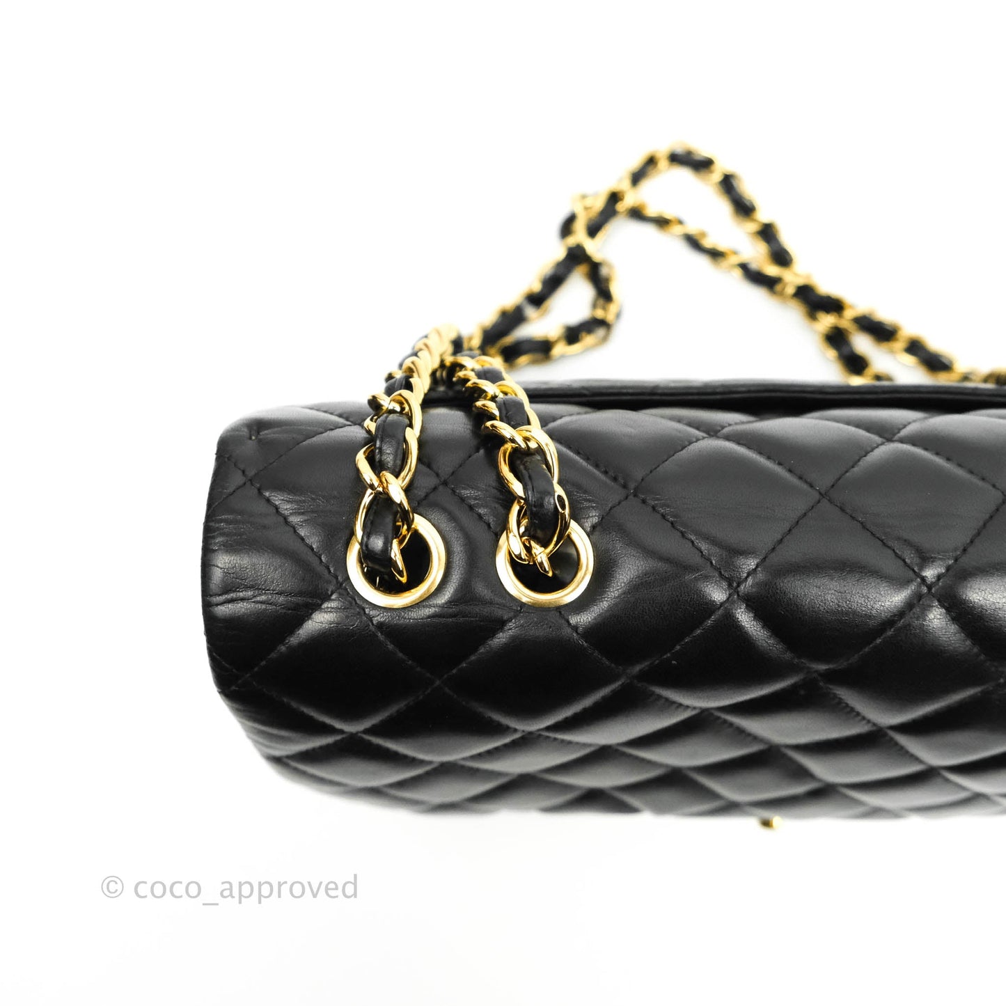Chanel Jumbo Single Flap Black Lambskin Gold Hardware