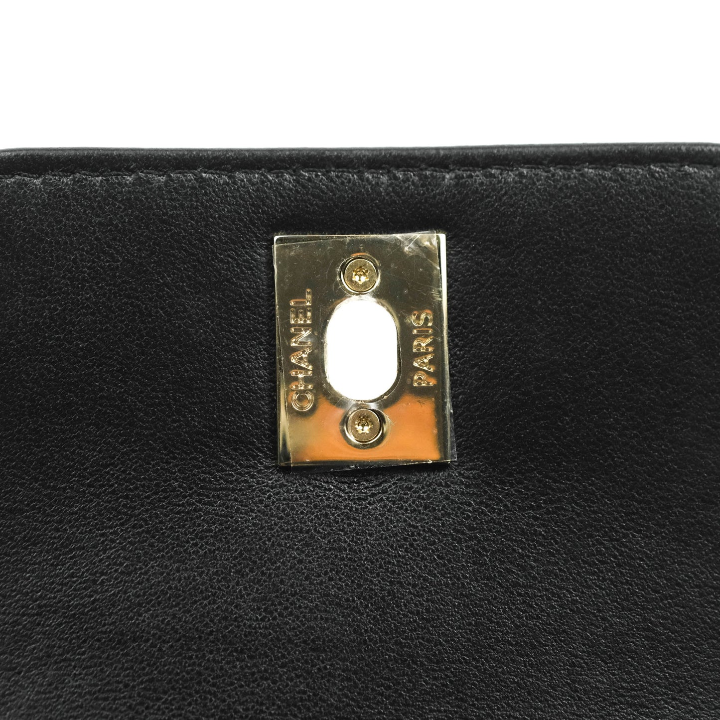 Chanel Mini Quilted Trendy CC Clutch With Chain Black Lambskin Gold Hardware