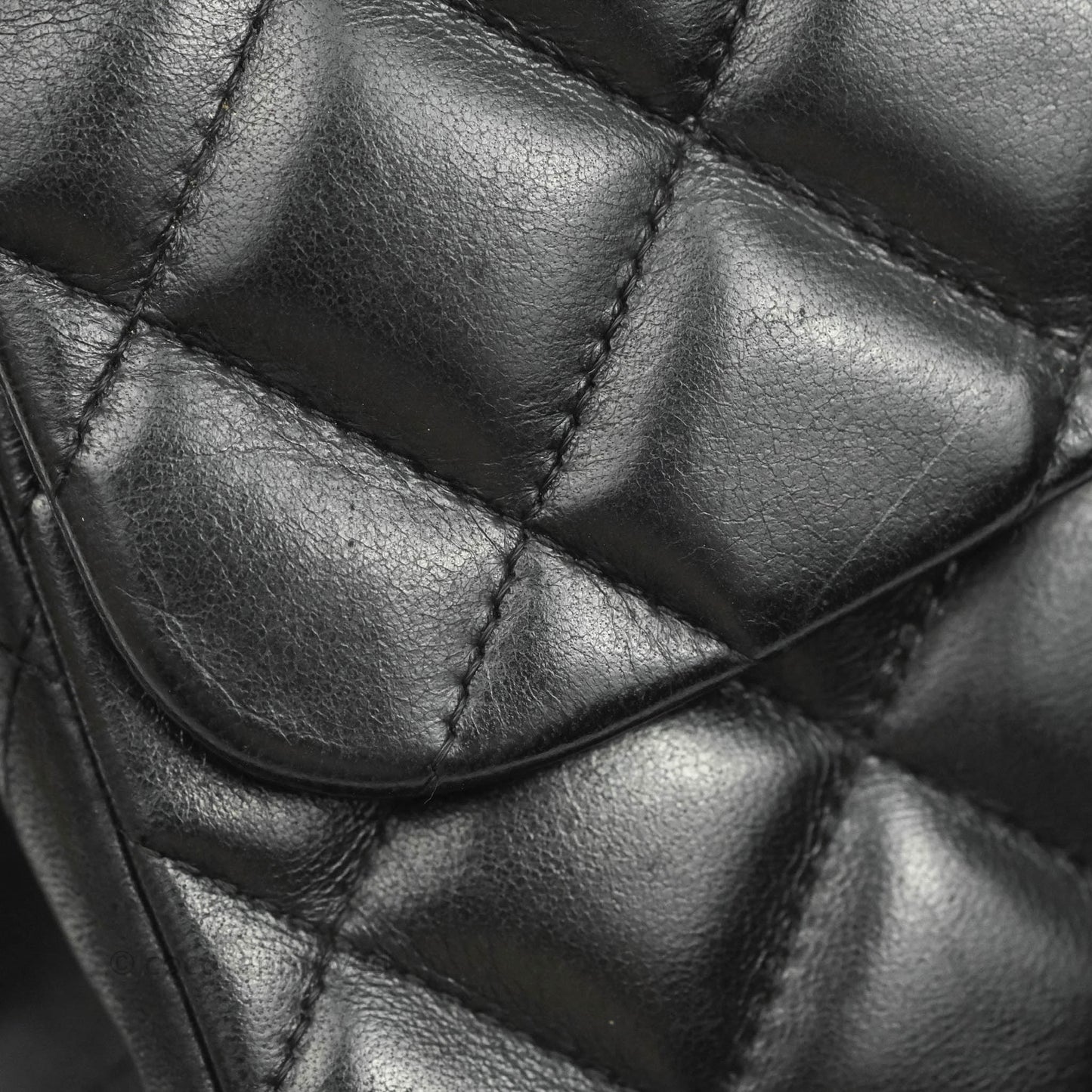 Chanel Jumbo Single Flap Black Lambskin Silver Hardware⁣⁣