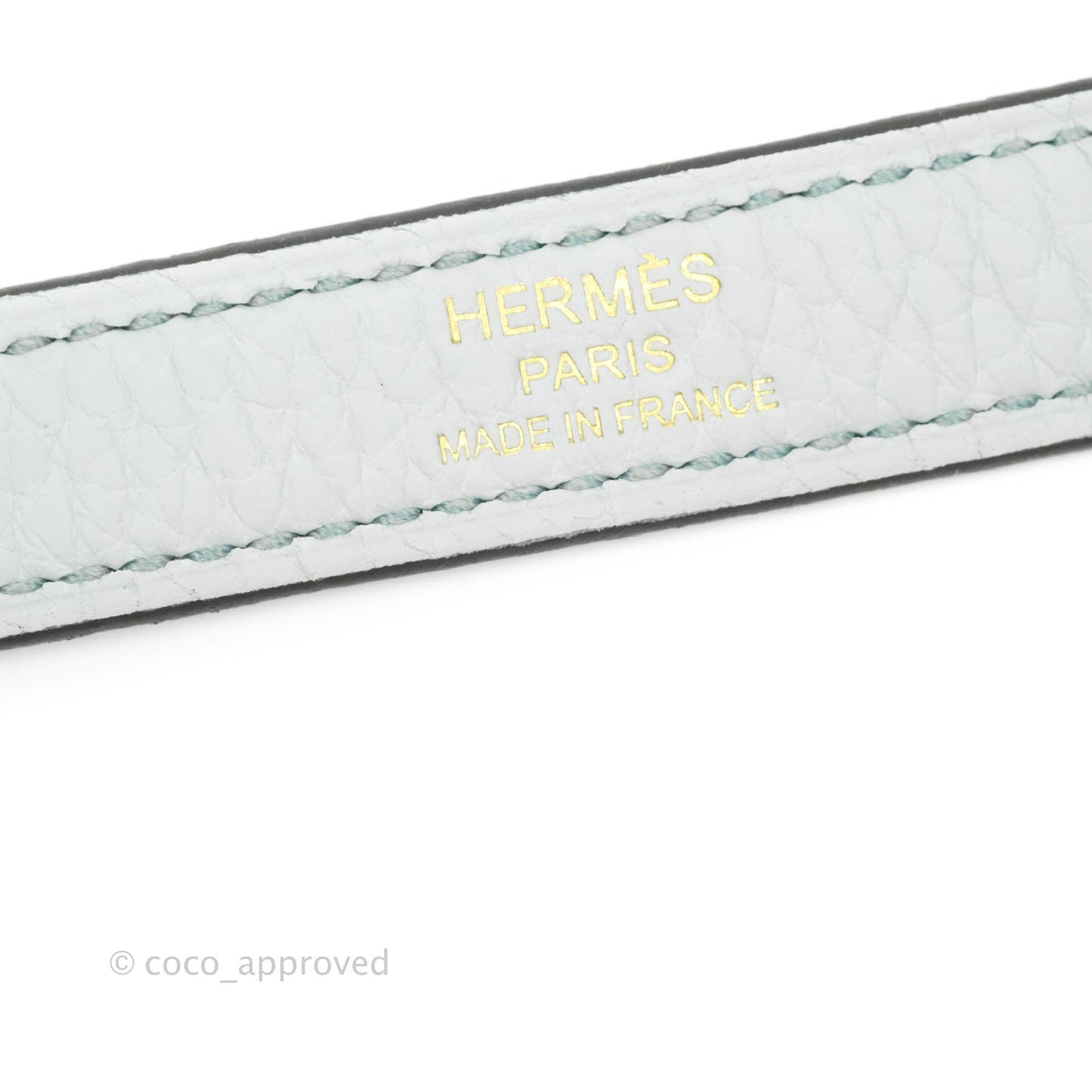 Hermès Kelly 28 Retourne Taurillon Clemence Bleu Pale Gold Hardware