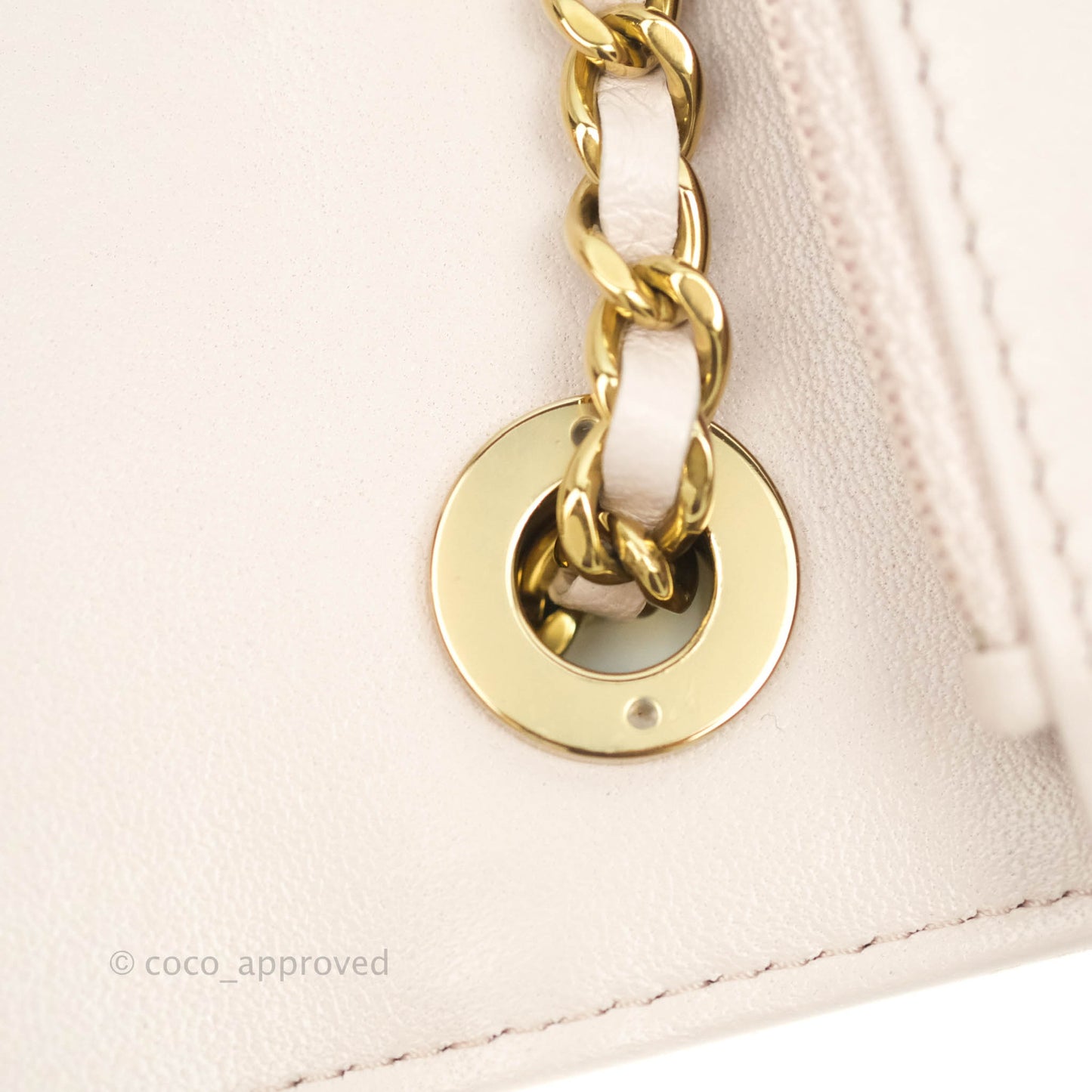 Chanel Trendy CC WOC Pale Pink Lambskin Gold Hardware