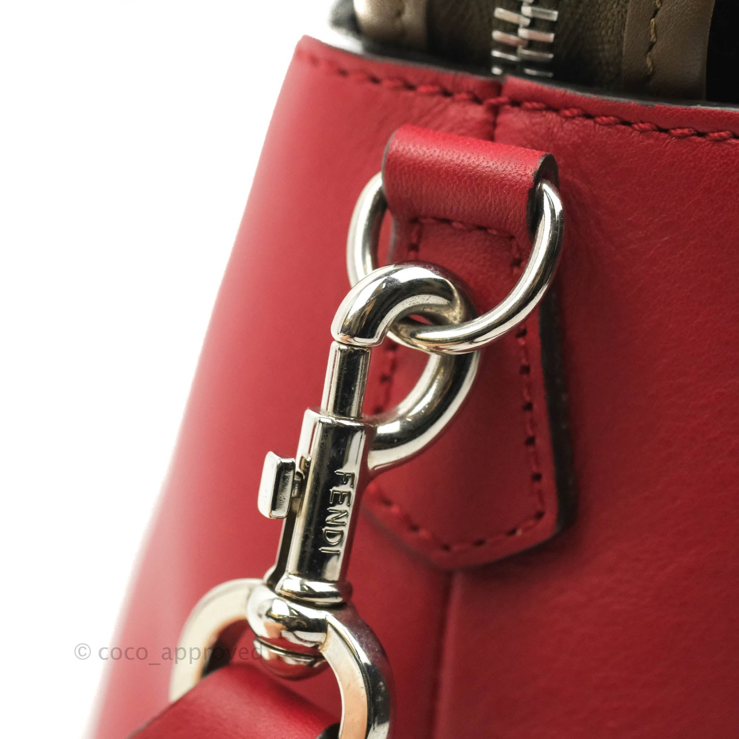 Fendi Medium By The Way Multicolour Red/Brown