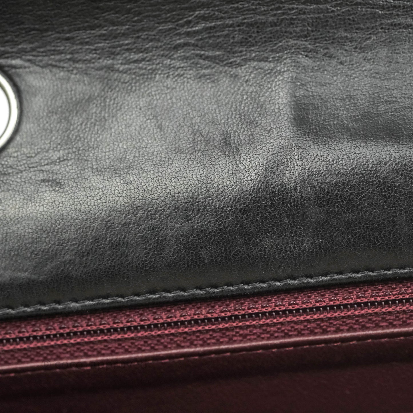 Chanel Jumbo Single Flap Black Lambskin Silver Hardware⁣⁣