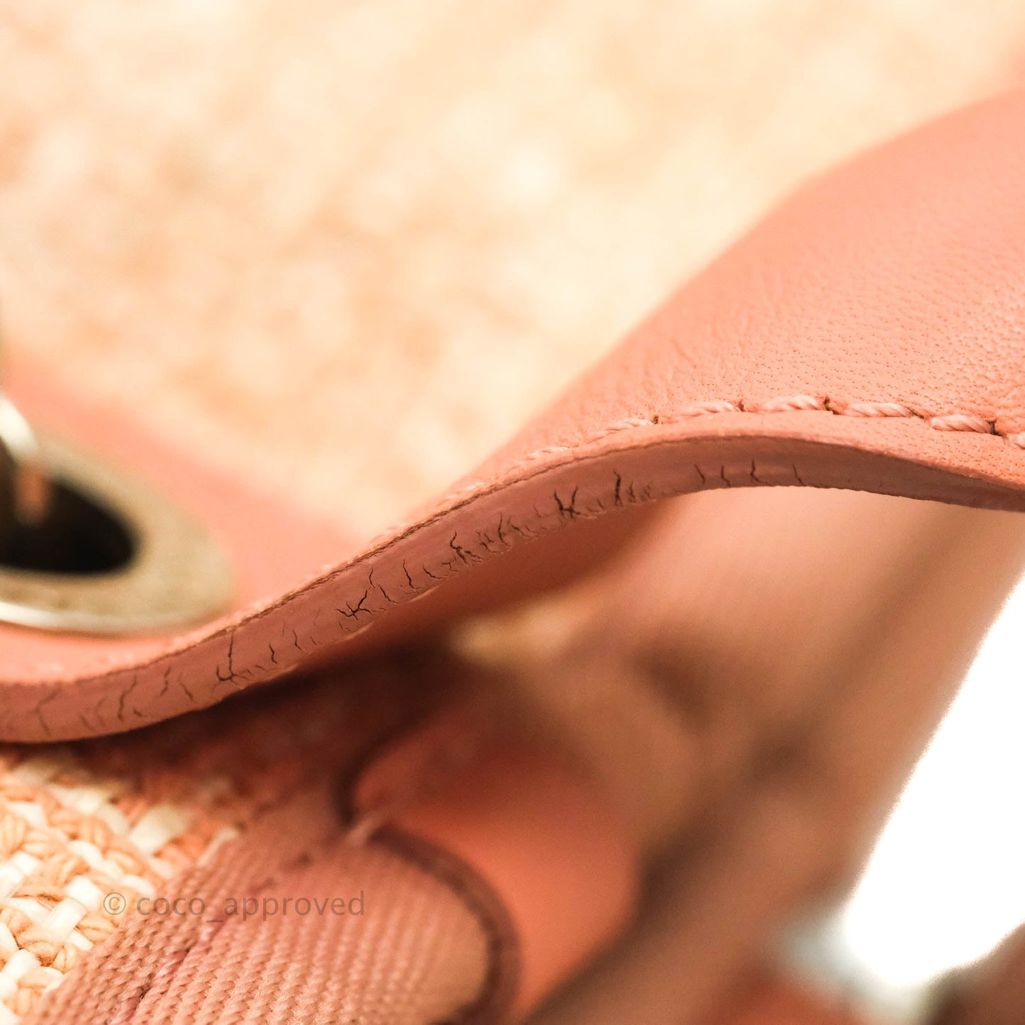 Chanel Large Deauville Pink Tweed