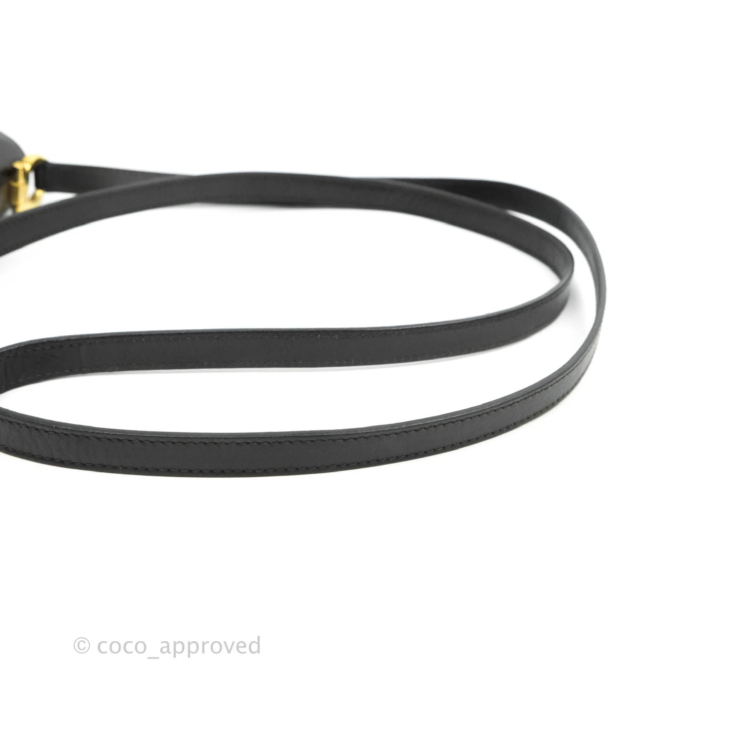 Salvatore Ferragamo Vintage Gancini Mini Crossbody bag Black Calfskin Gold Hardware