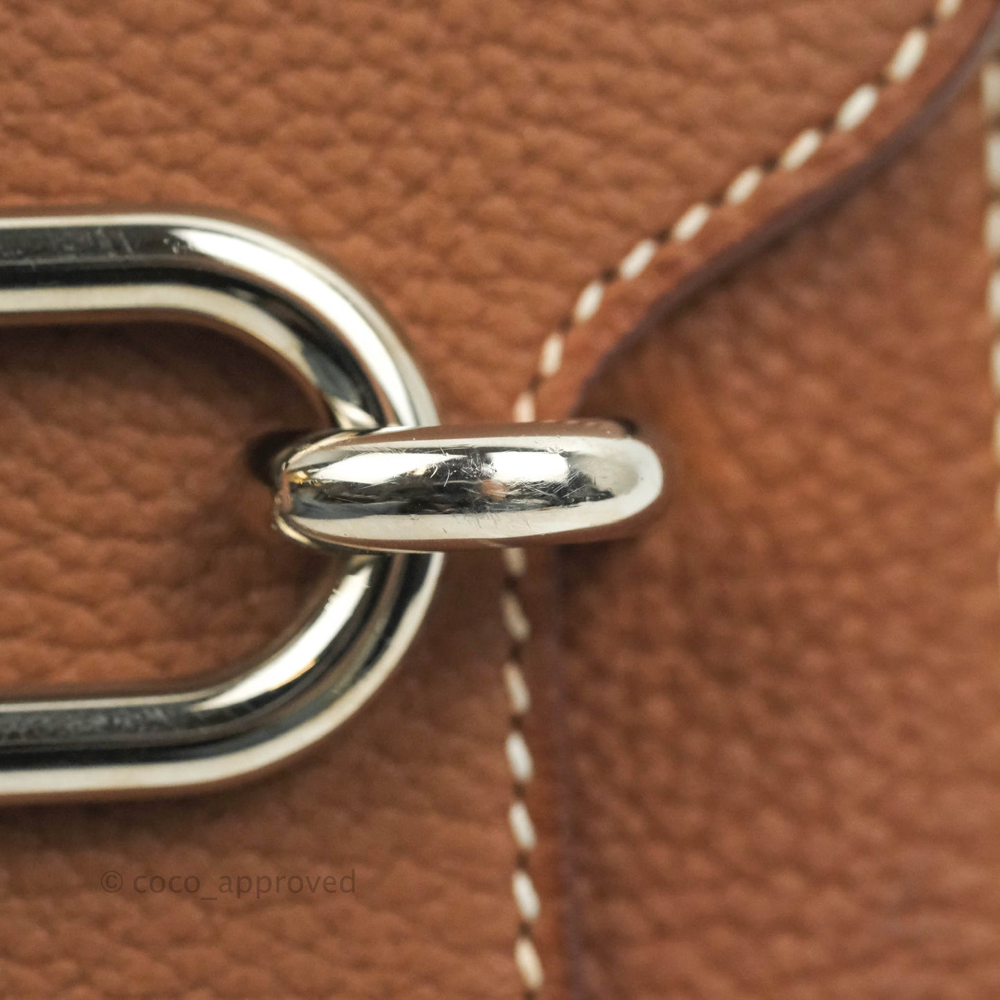 Hermès Roulis Mini 18 Fauve Barenia Palladium Hardware