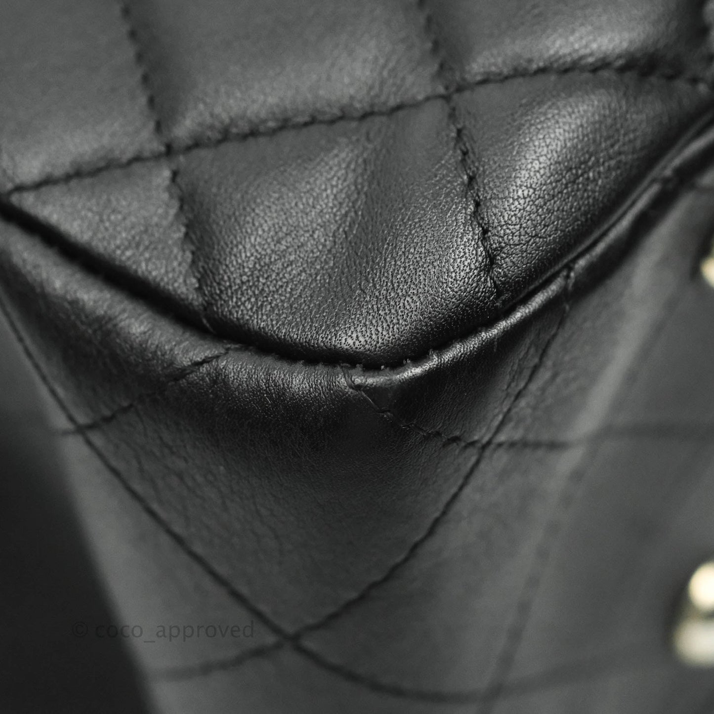 Chanel Quilted Timeless Tote Black Calfskin Silver Hardware