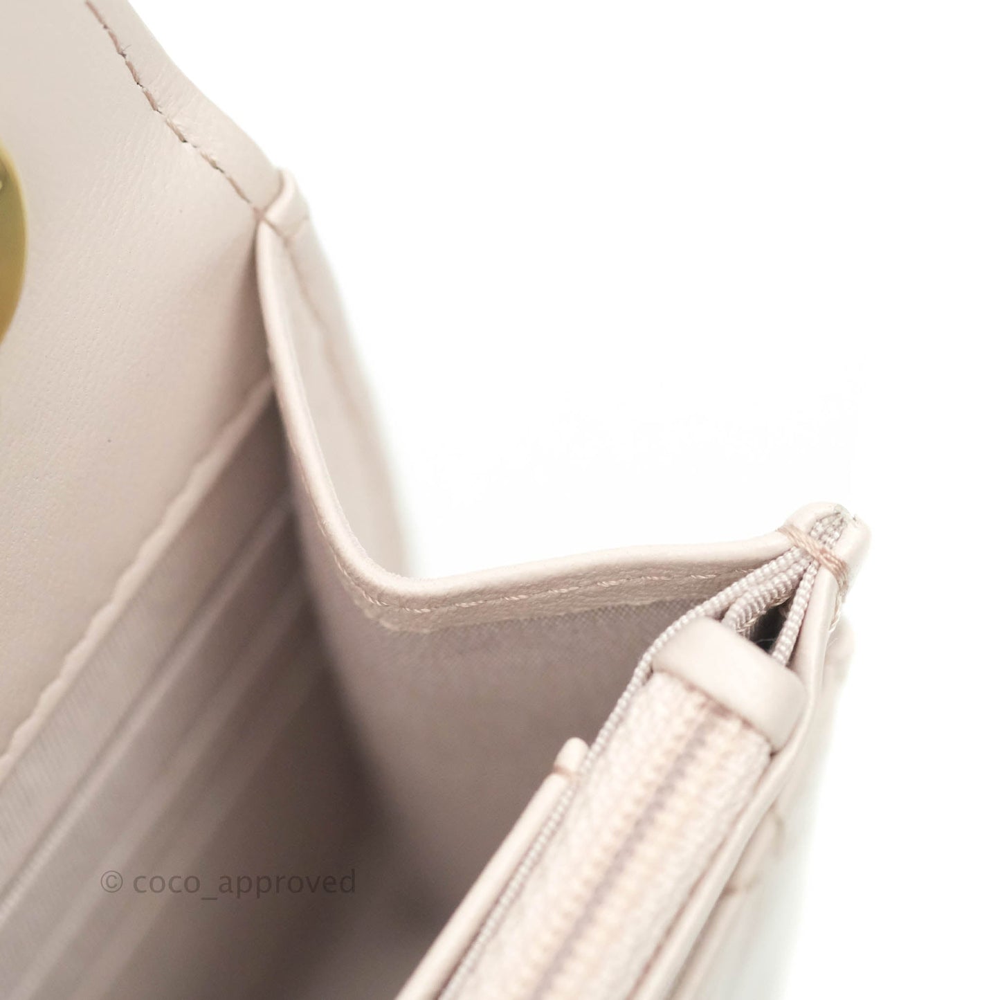 Chanel Trendy CC WOC Pale Pink Lambskin Gold Hardware
