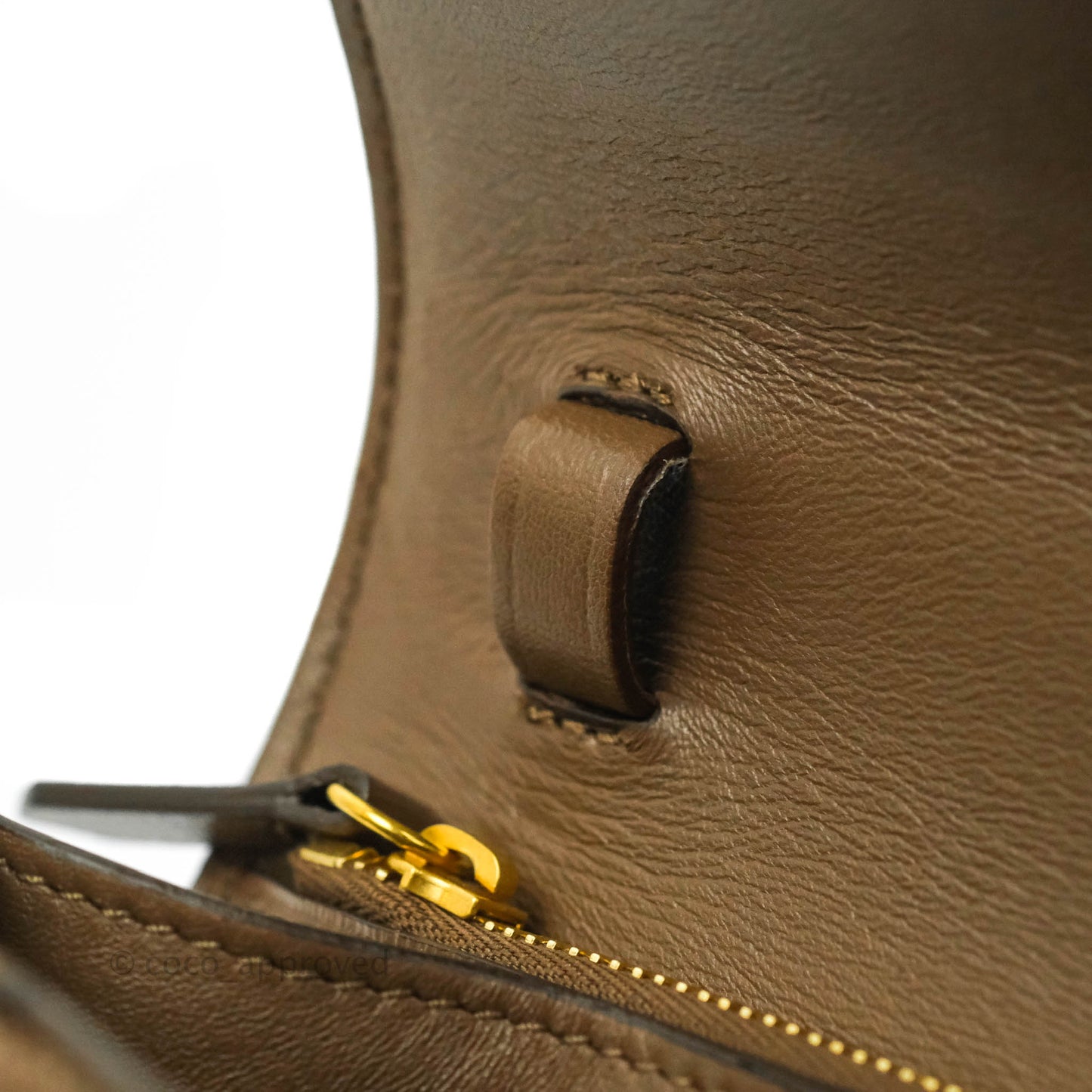 Celine Medium Classic Box Flap Bag Souris Liege Calfskin