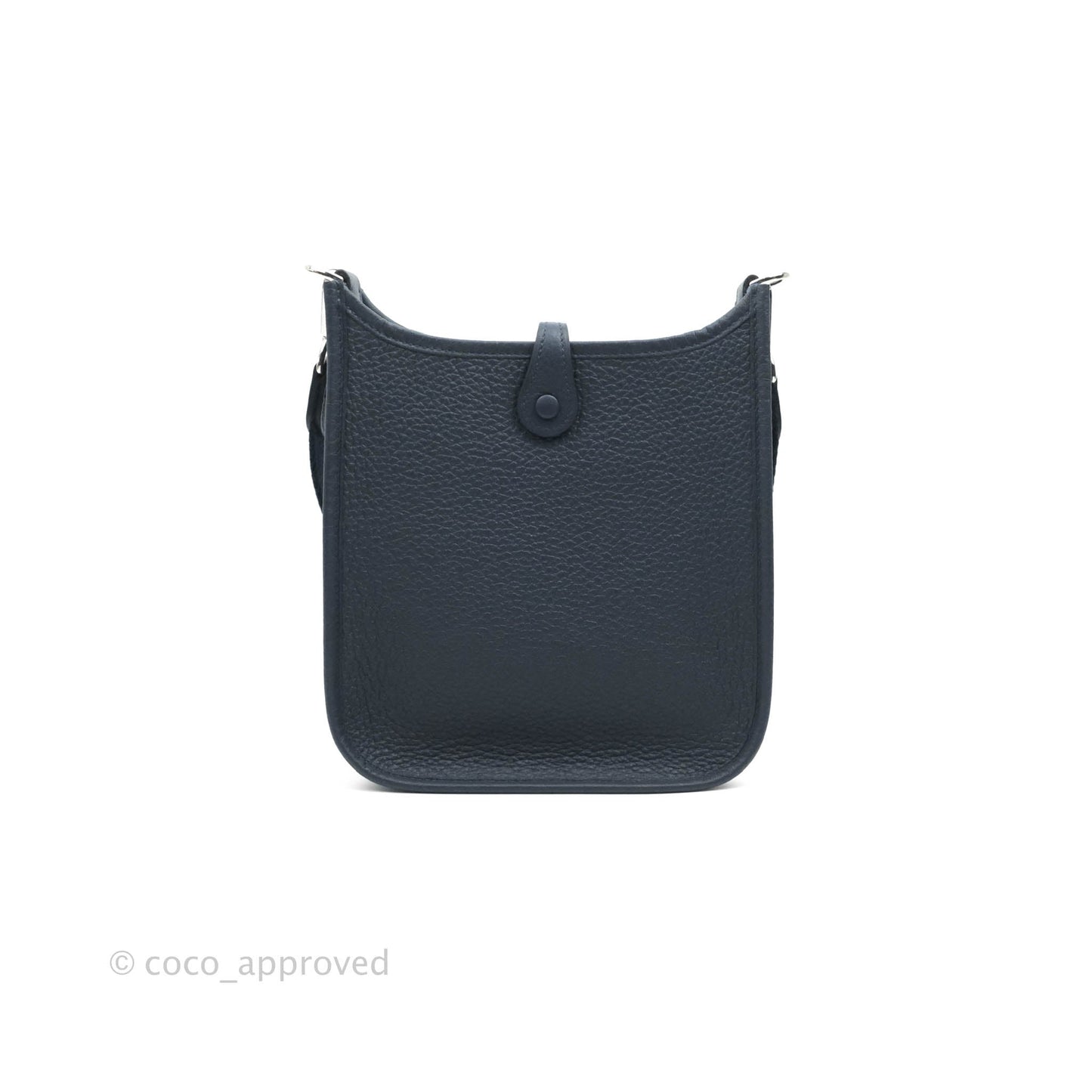 Hermès Mini Evelyne 16 Bleu Nuit Clemence