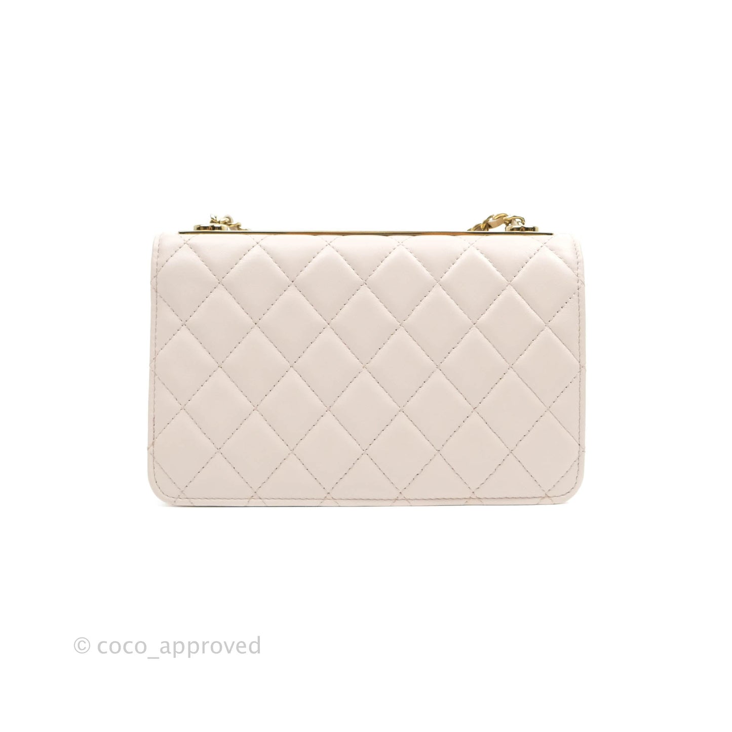 Chanel Trendy CC WOC Pale Pink Lambskin Gold Hardware