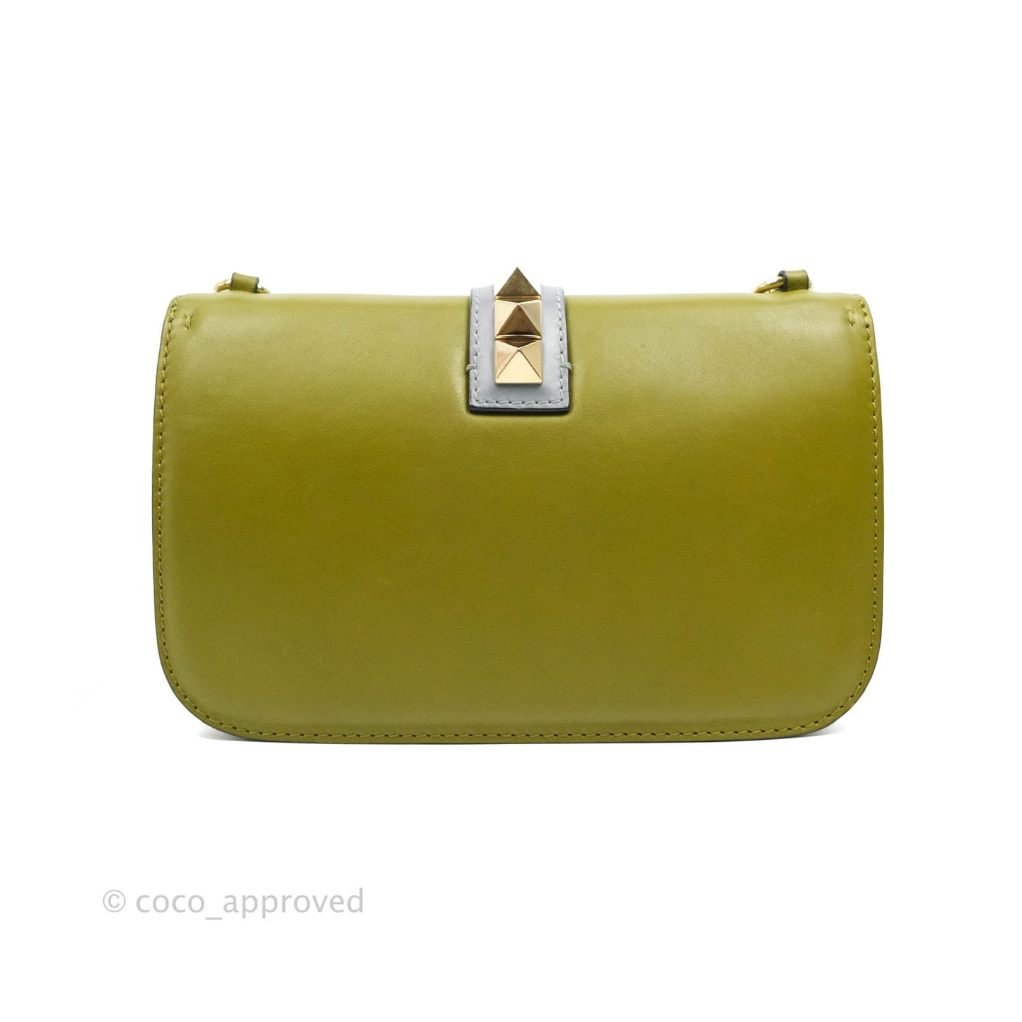 Valentino Rockstud Medium Glam Lock Flap Bag