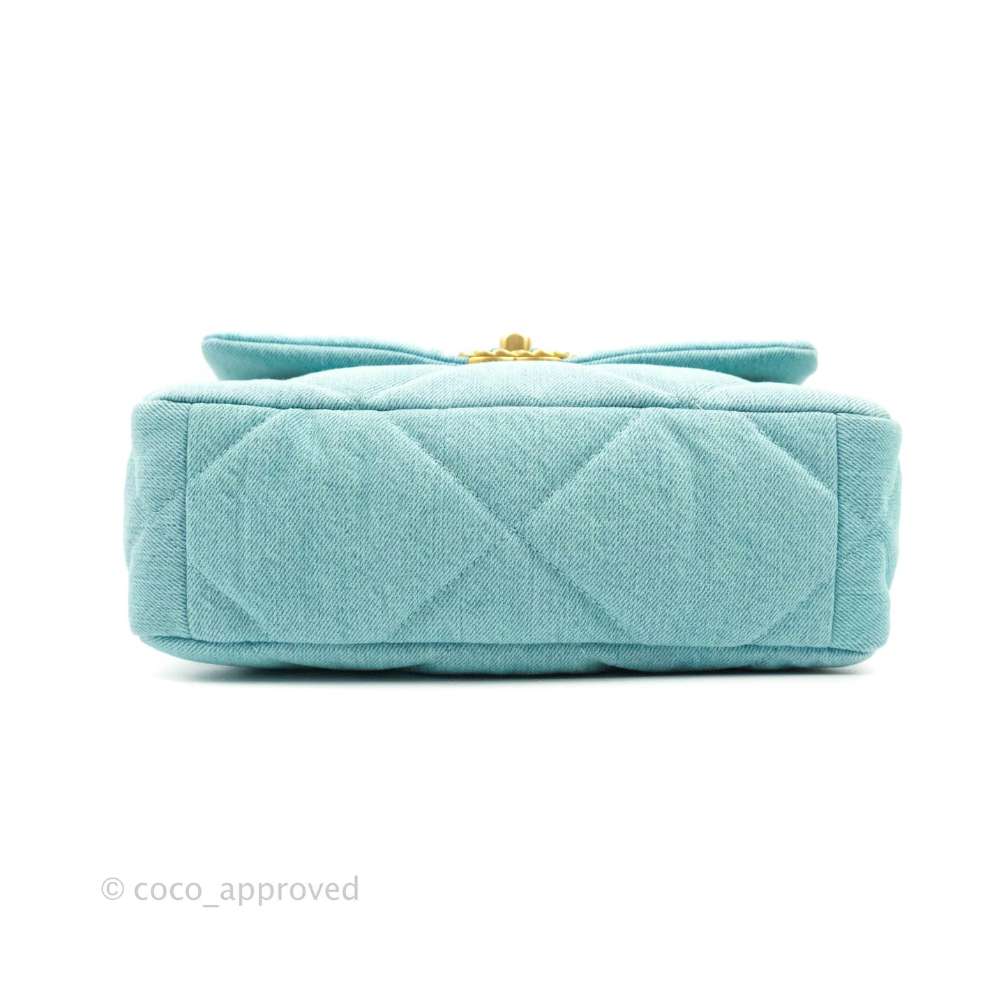 Chanel 19 Small Blue Denim Mixed Hardware