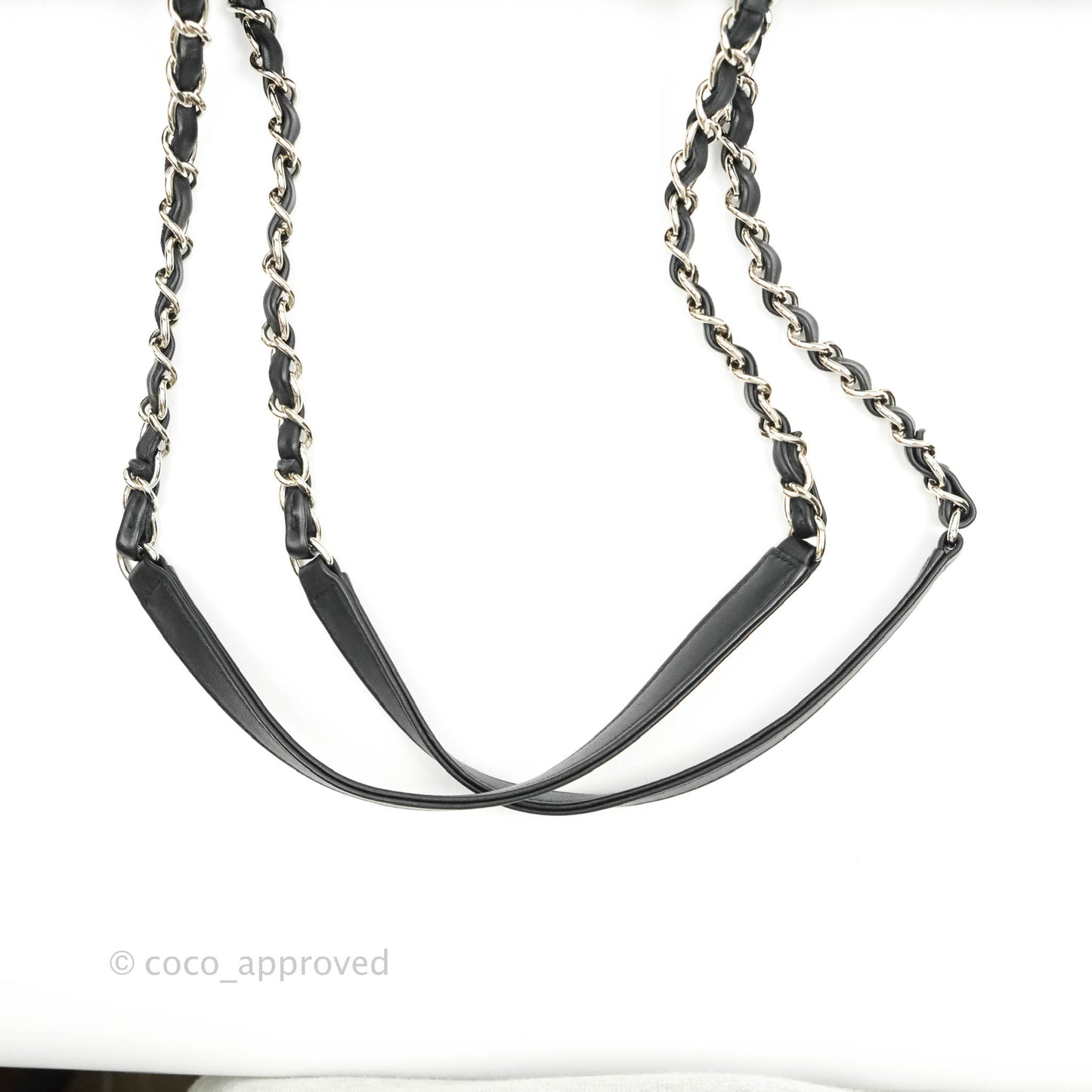 Chanel Quilted Timeless Tote Black Calfskin Silver Hardware