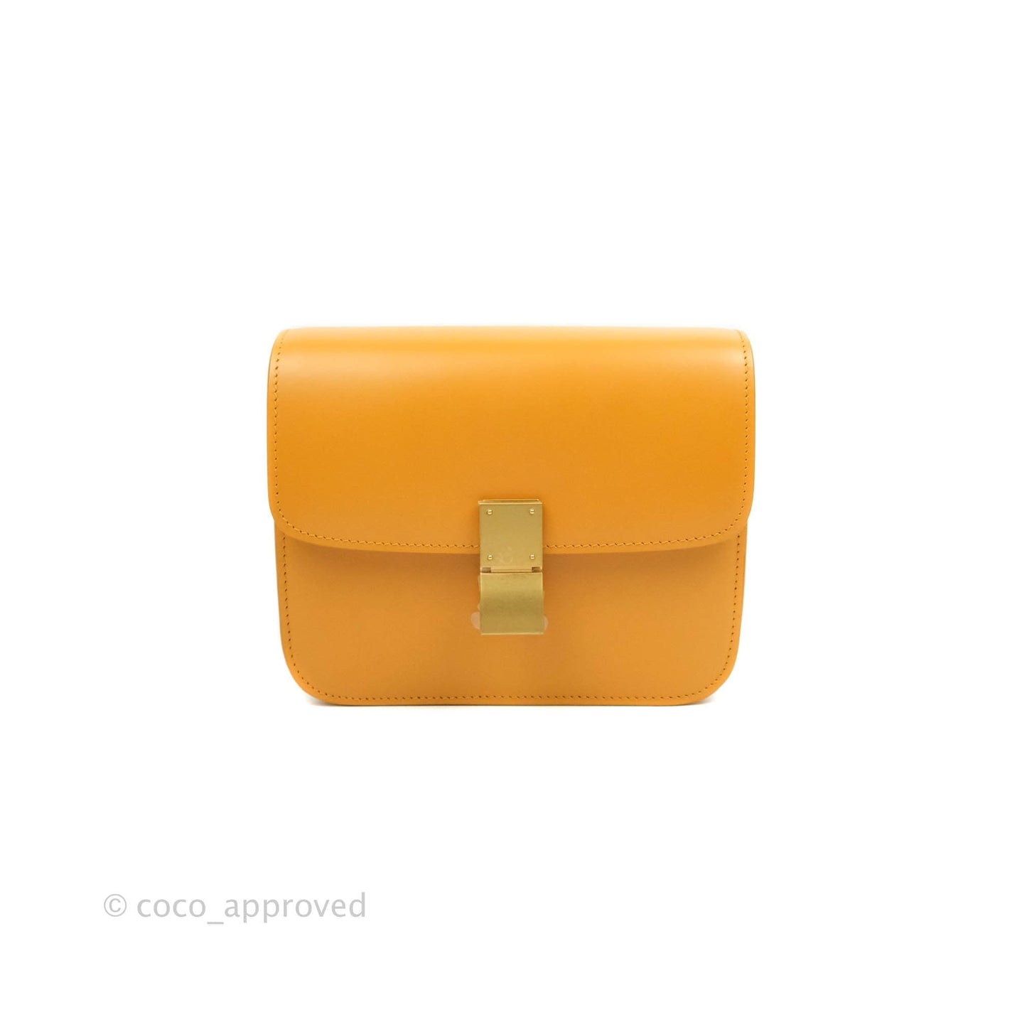 Celine Teen Classic Box Flap Sesame Calfskin