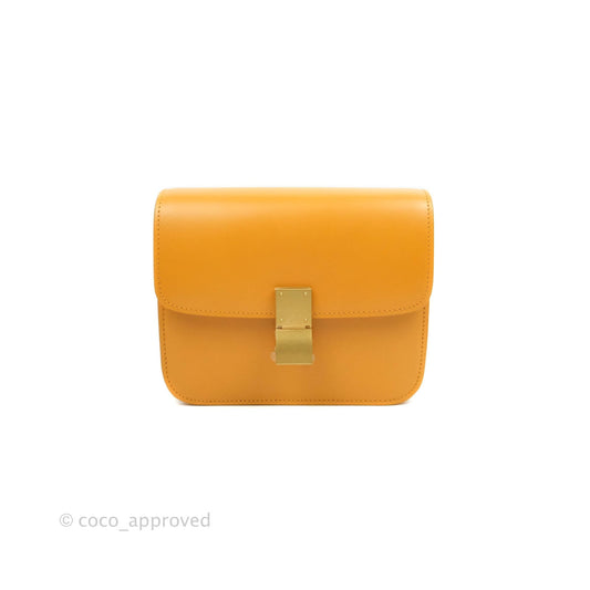 Celine Teen Classic Box Flap Sesame Calfskin