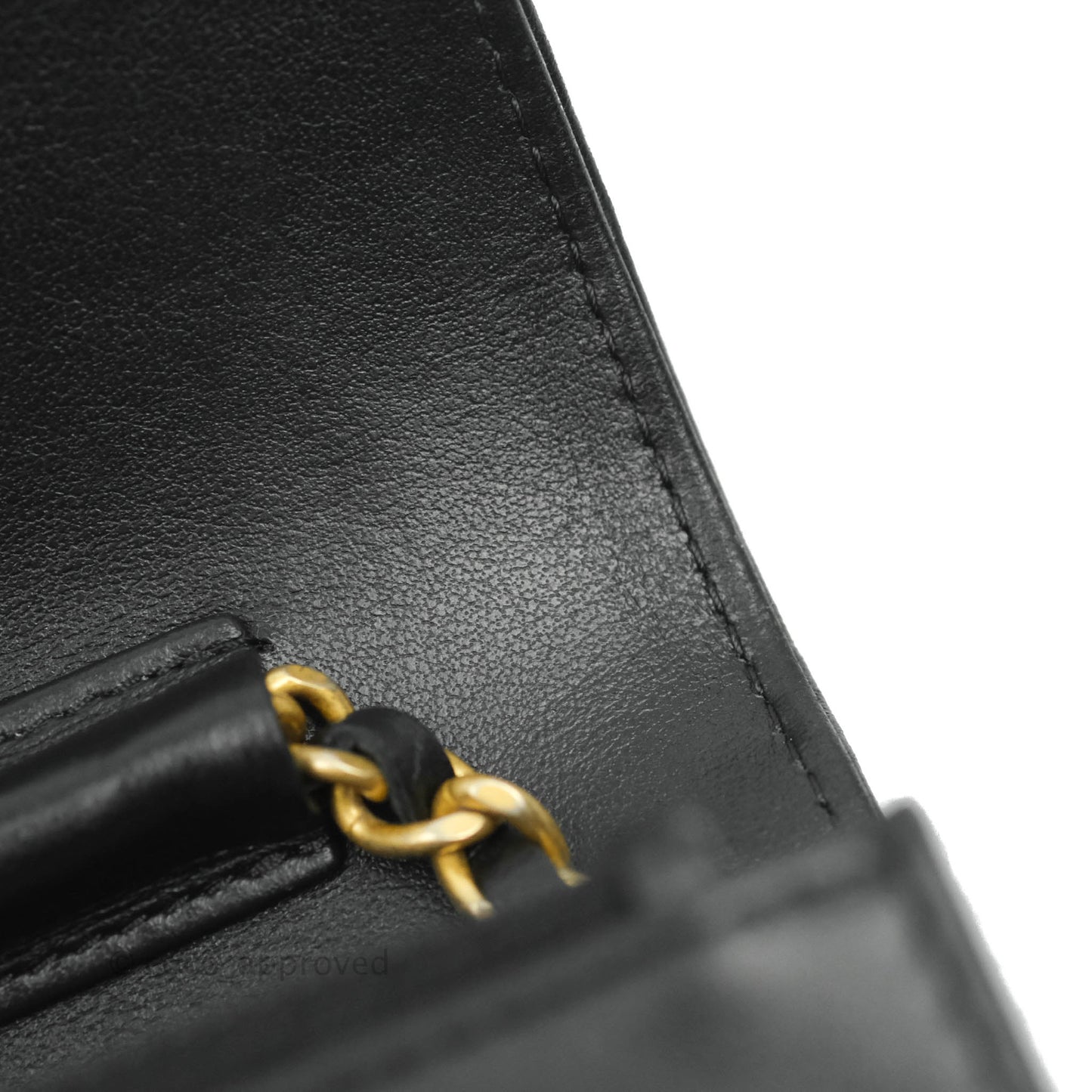 Chanel Filigree Wallet on Chain WOC Black Caviar Gold Hardware